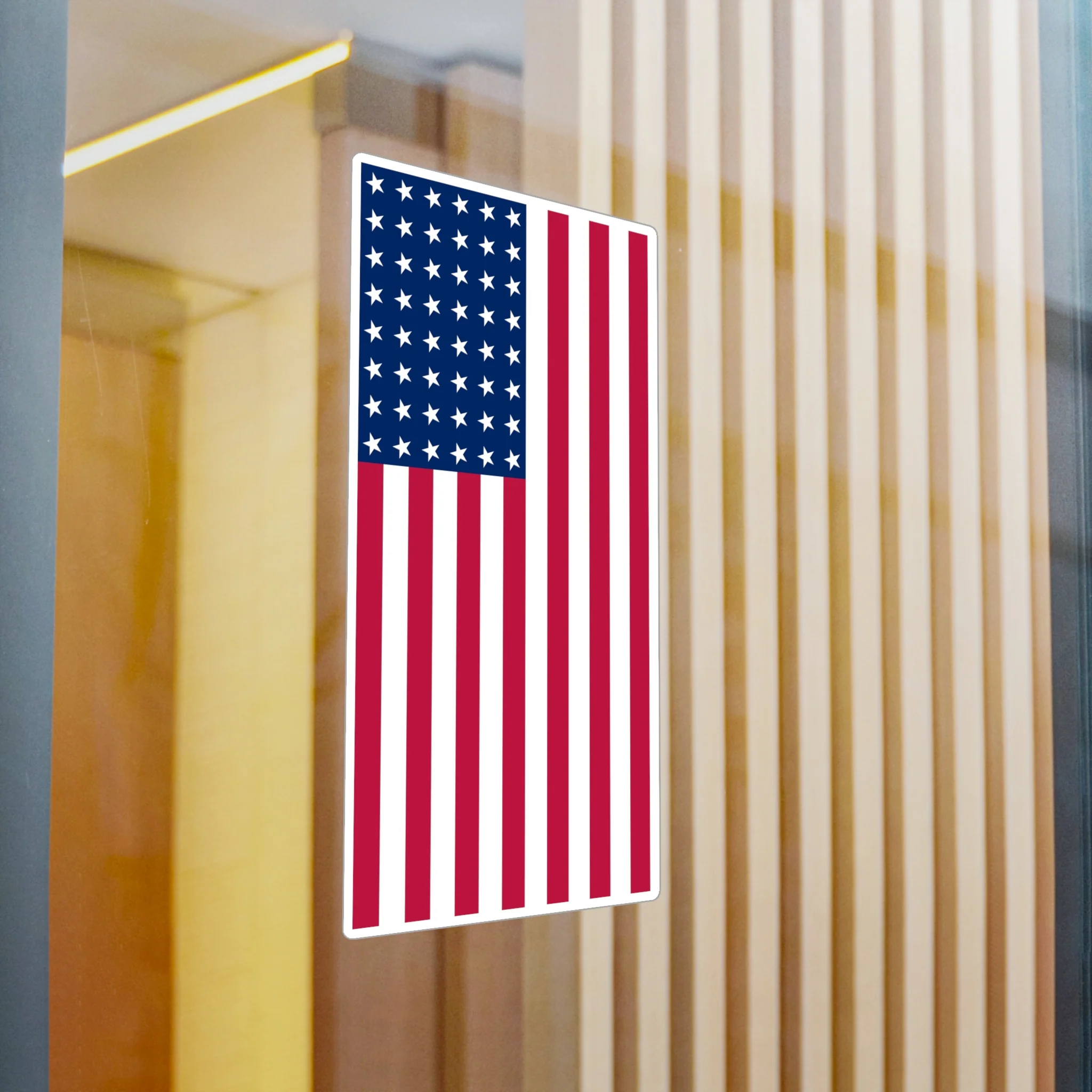 48-Star American Flag Decal (Left-side) (indoor and outdoor use) - Image 14