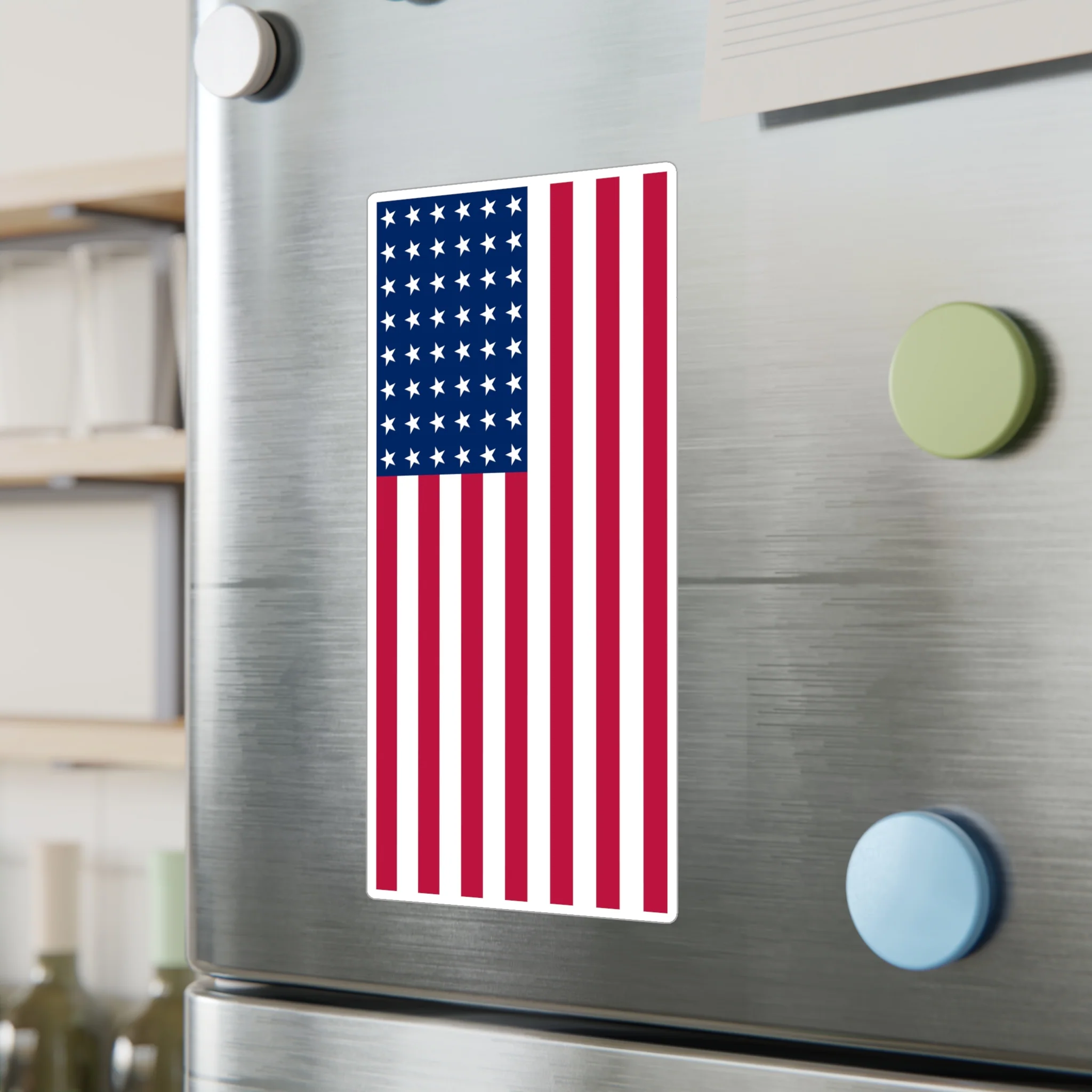48-Star American Flag Decal (Left-side) (indoor and outdoor use) - Image 15