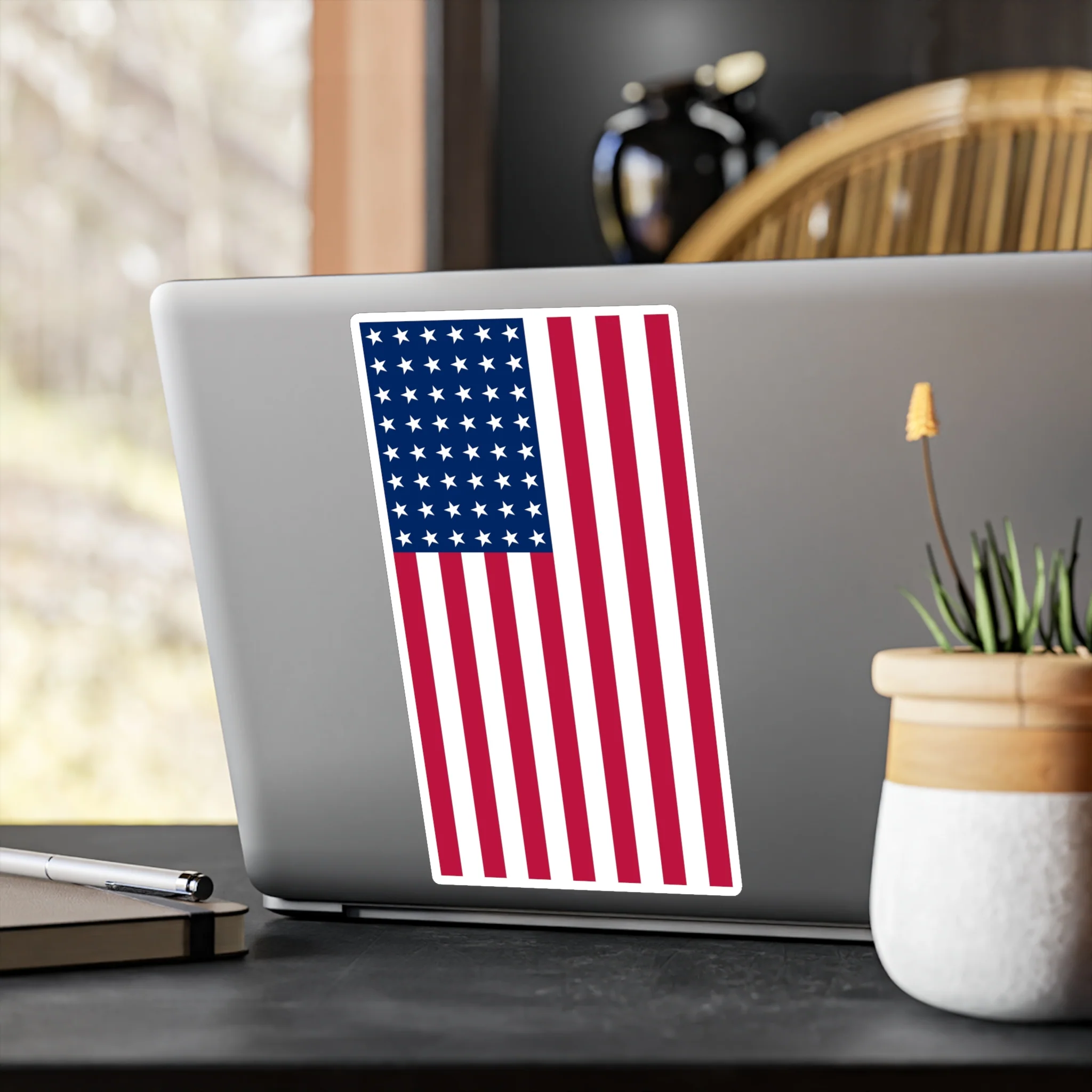 48-Star American Flag Decal (Left-side) (indoor and outdoor use) - Image 16