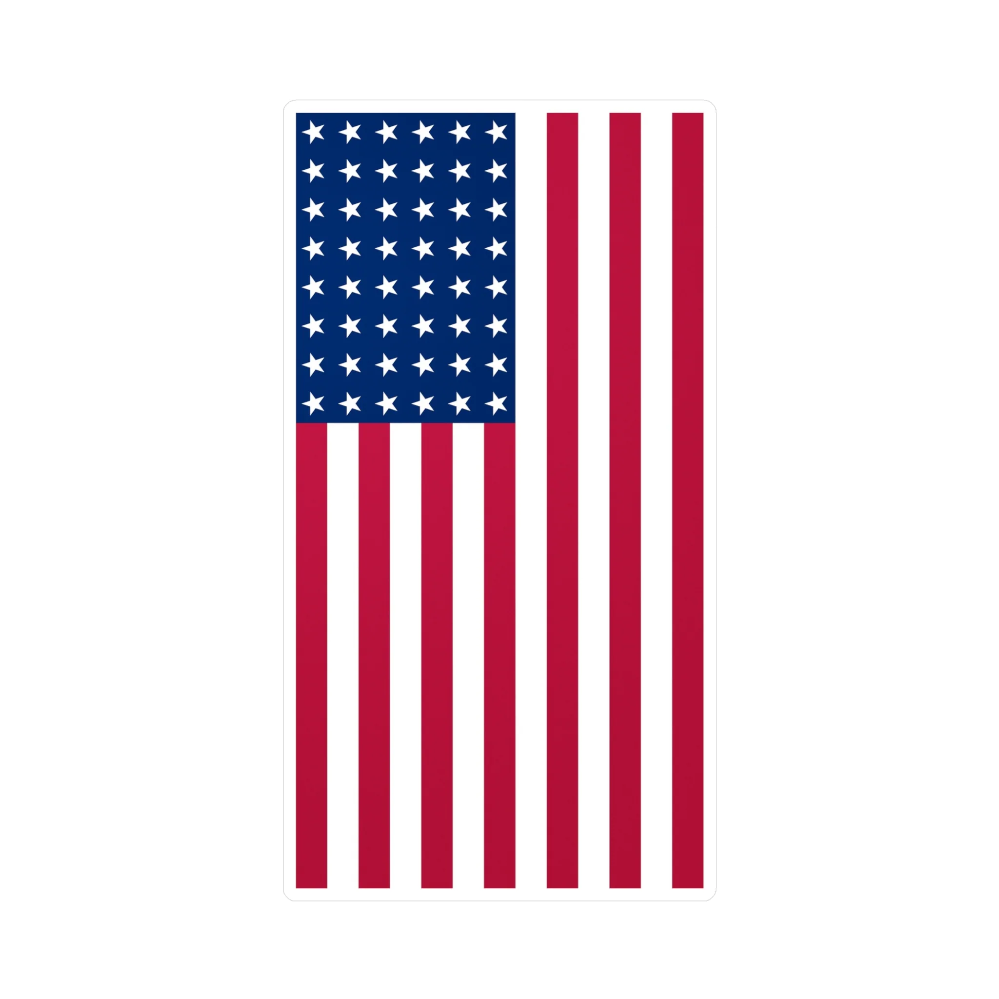 48-Star American Flag Decal (Left-side) (indoor and outdoor use) - Image 3
