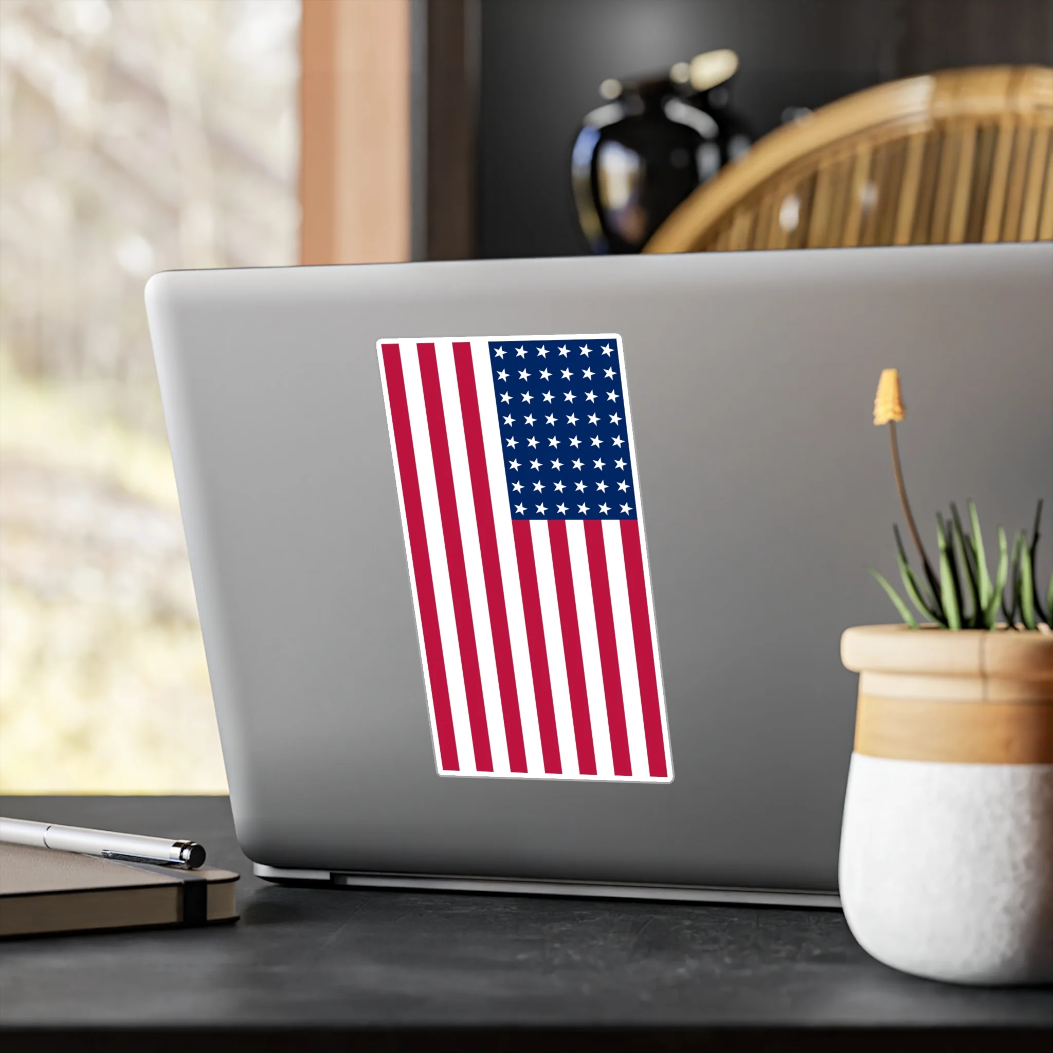 48-Star American Flag Decal (Right-side) (indoor and outdoor use) - Image 13