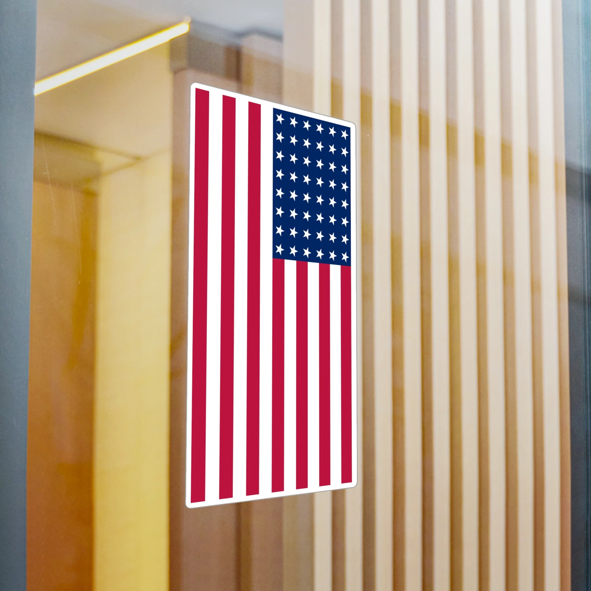 48-Star American Flag Decal (Right-side) (indoor and outdoor use) - Image 14