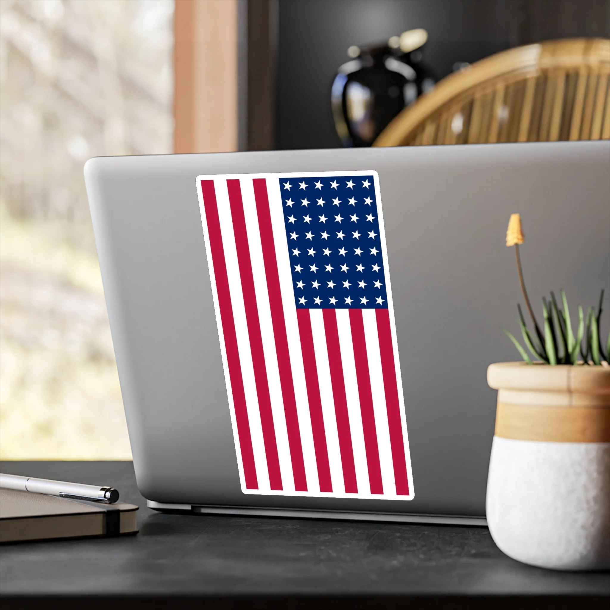 48-Star American Flag Decal (Right-side) (indoor and outdoor use) - Image 16