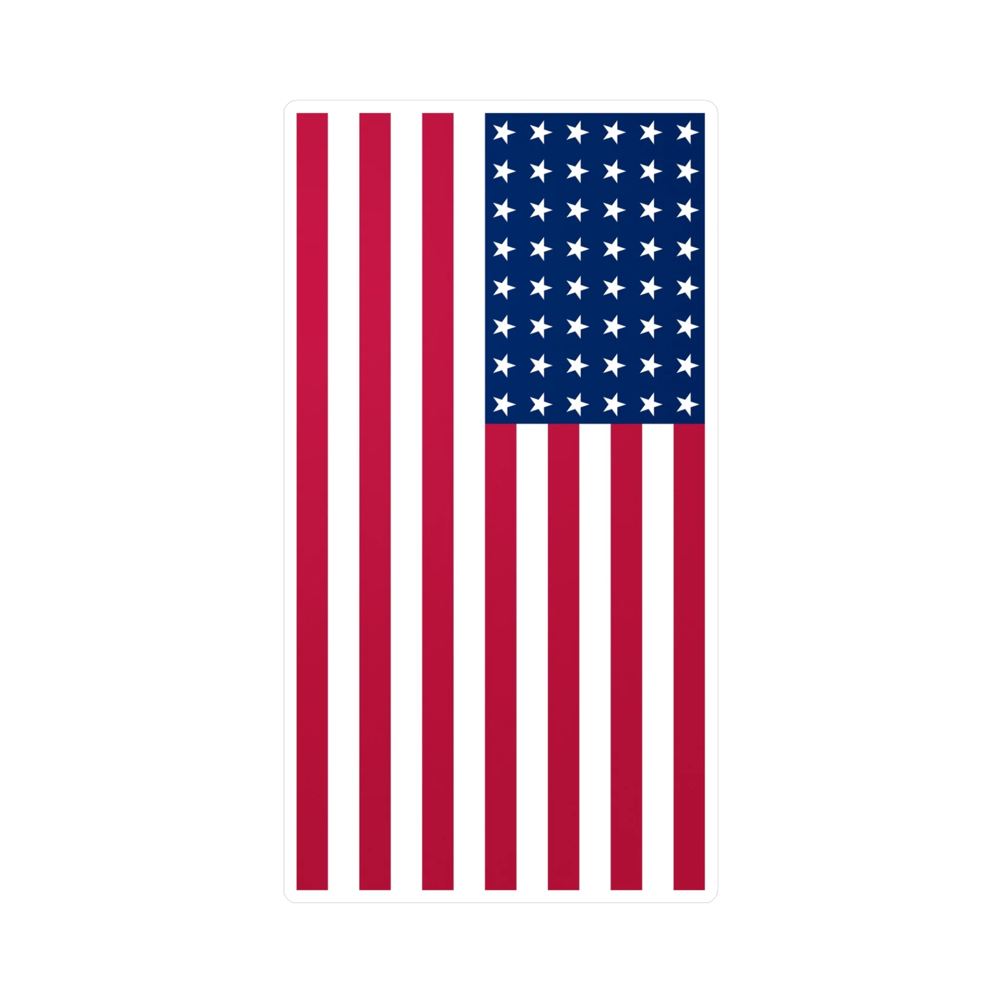 48-Star American Flag Decal (Right-side) (indoor and outdoor use) - Image 3