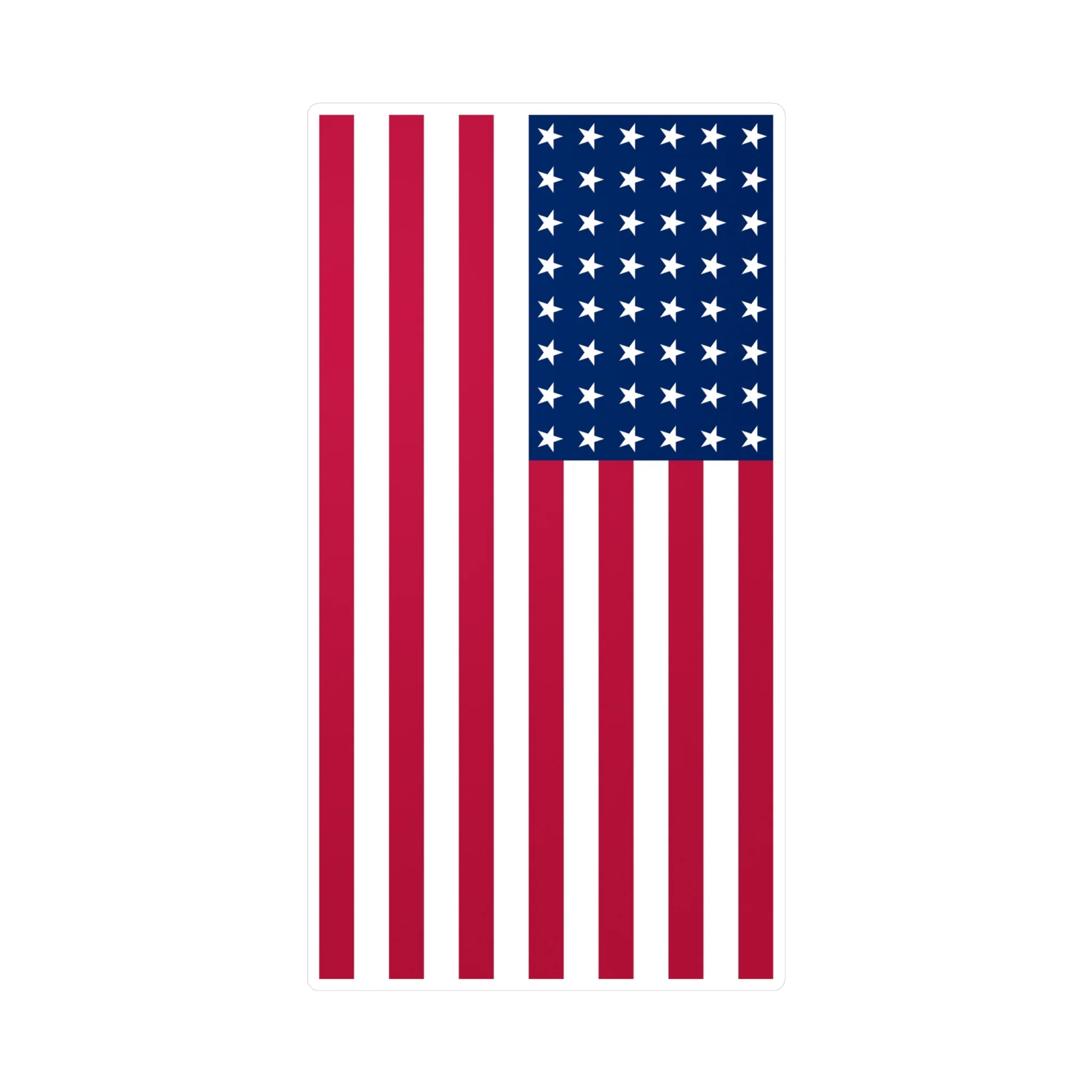 48-Star American Flag Decal (Right-side) (indoor and outdoor use) - Image 4