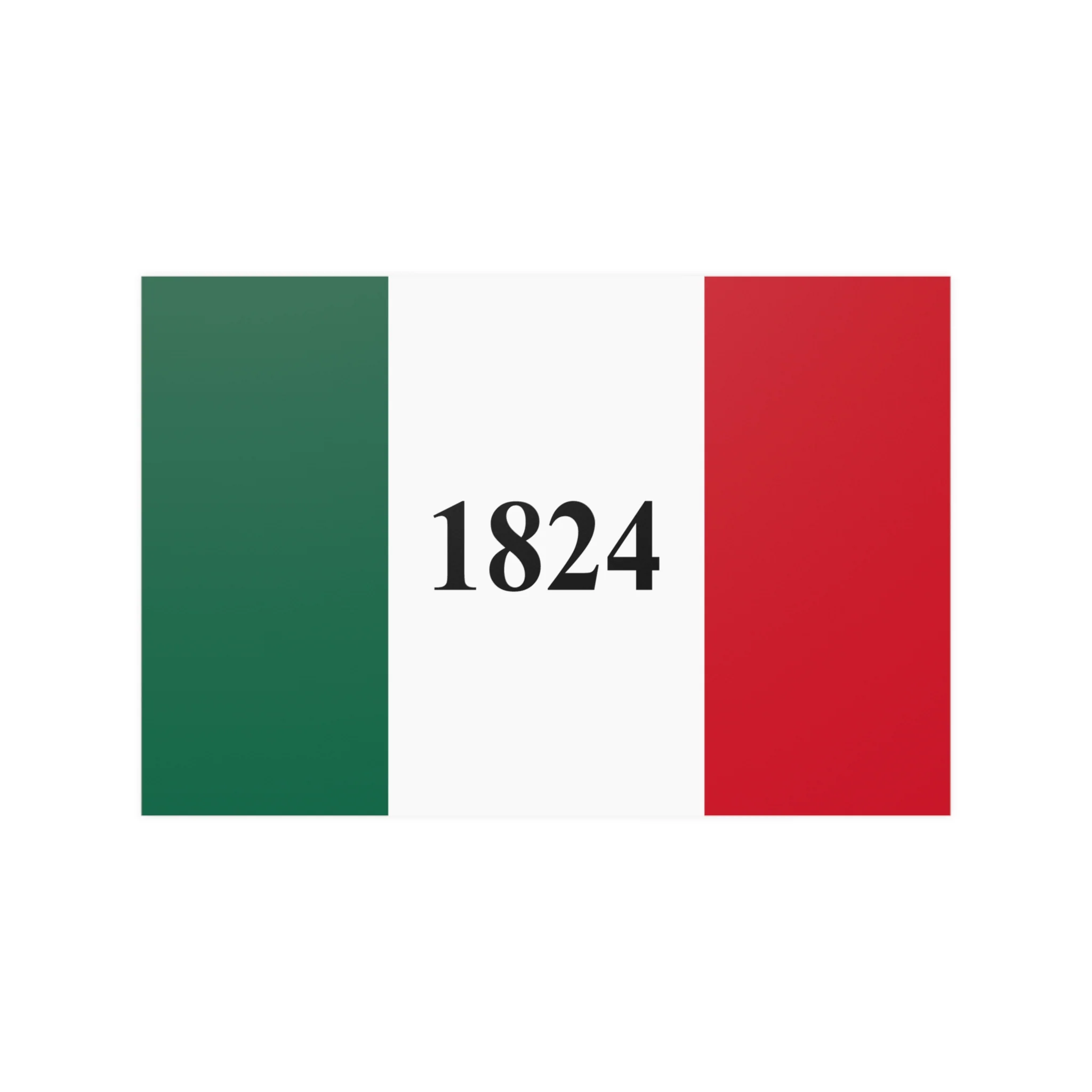 Alamo Flag Poster (1824 Flag) - Image 3