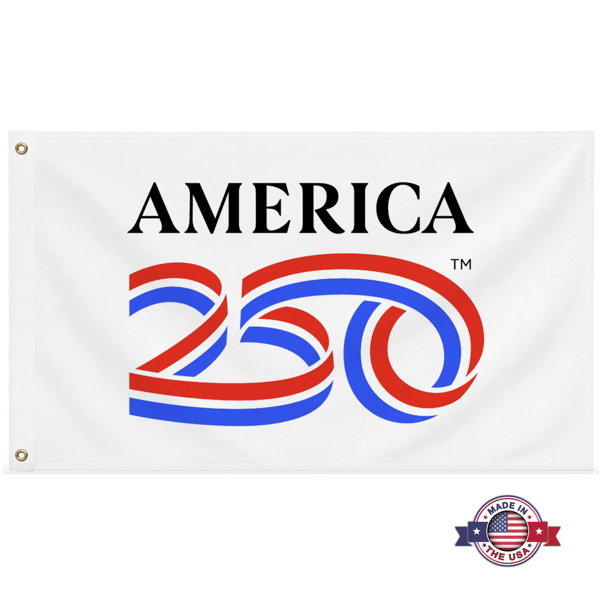 America 250 Flag (33.5x60) Poly-Cotton (Made in the USA)