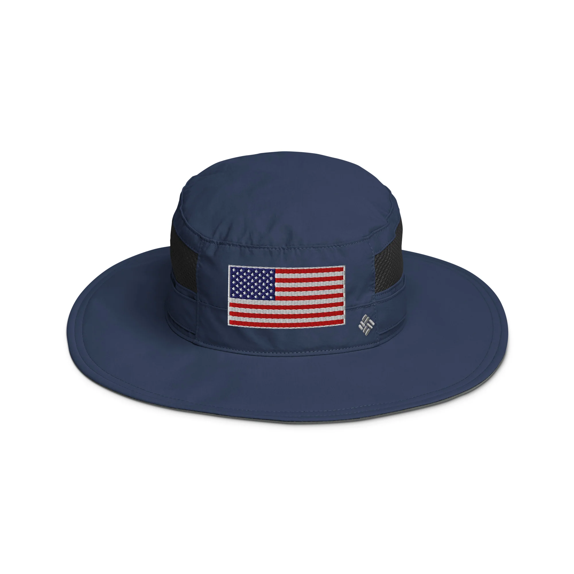 American Flag Boonie Hat – UPF 50 Sun Protection with a Fully Embroidered Flag