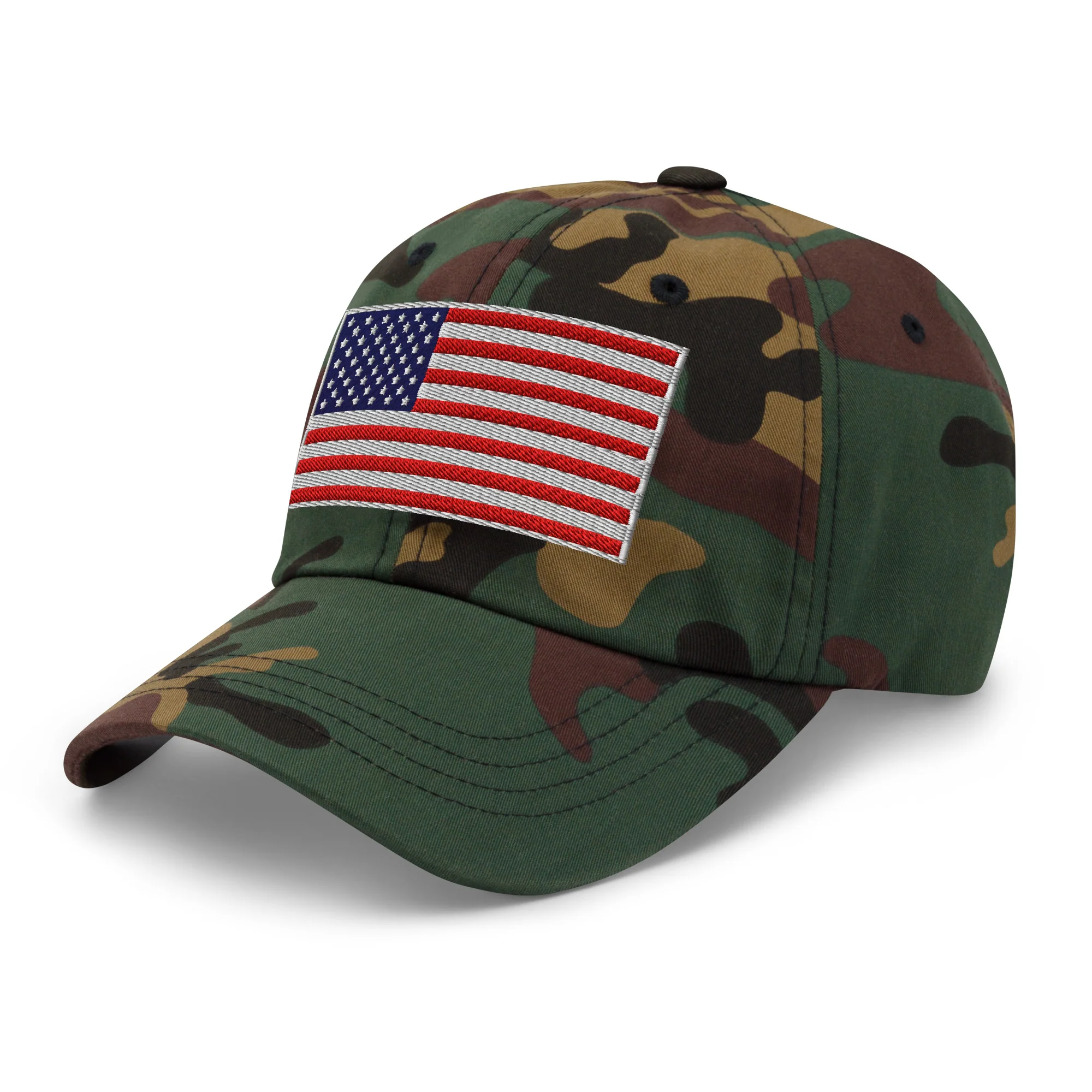 American Flag Dad Hat – Embroidered in the USA - Image 35