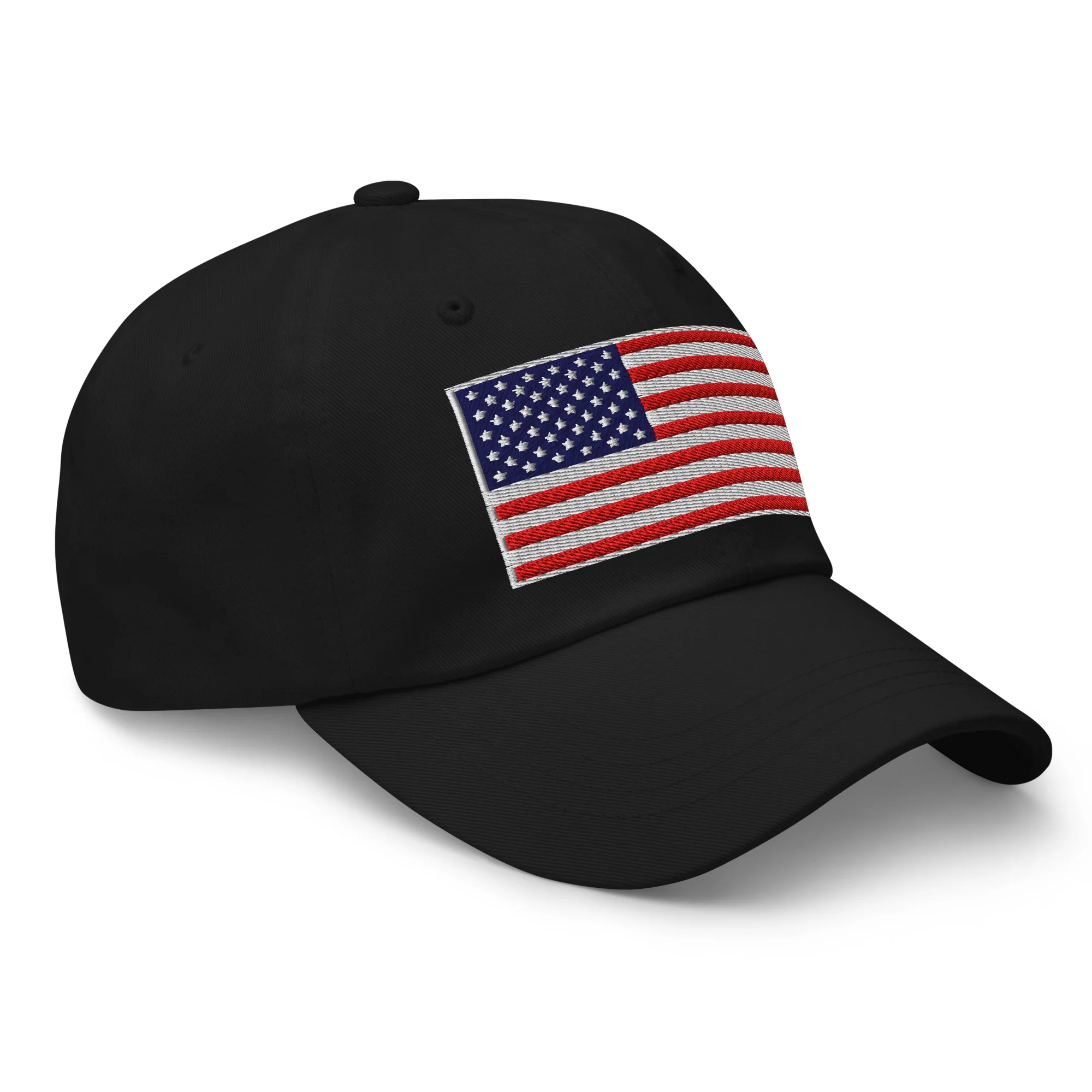American Flag Dad Hat – Embroidered in the USA - Image 4