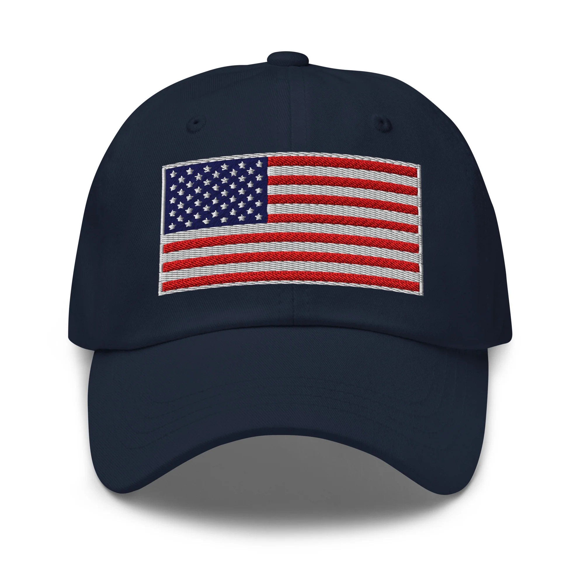 American Flag Dad Hat – Embroidered in the USA - Image 7