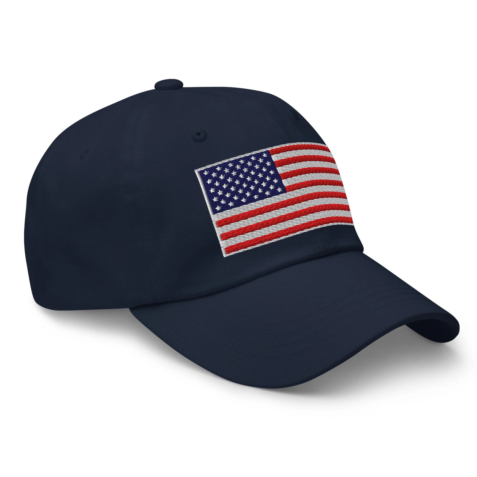 American Flag Dad Hat – Embroidered in the USA - Image 9