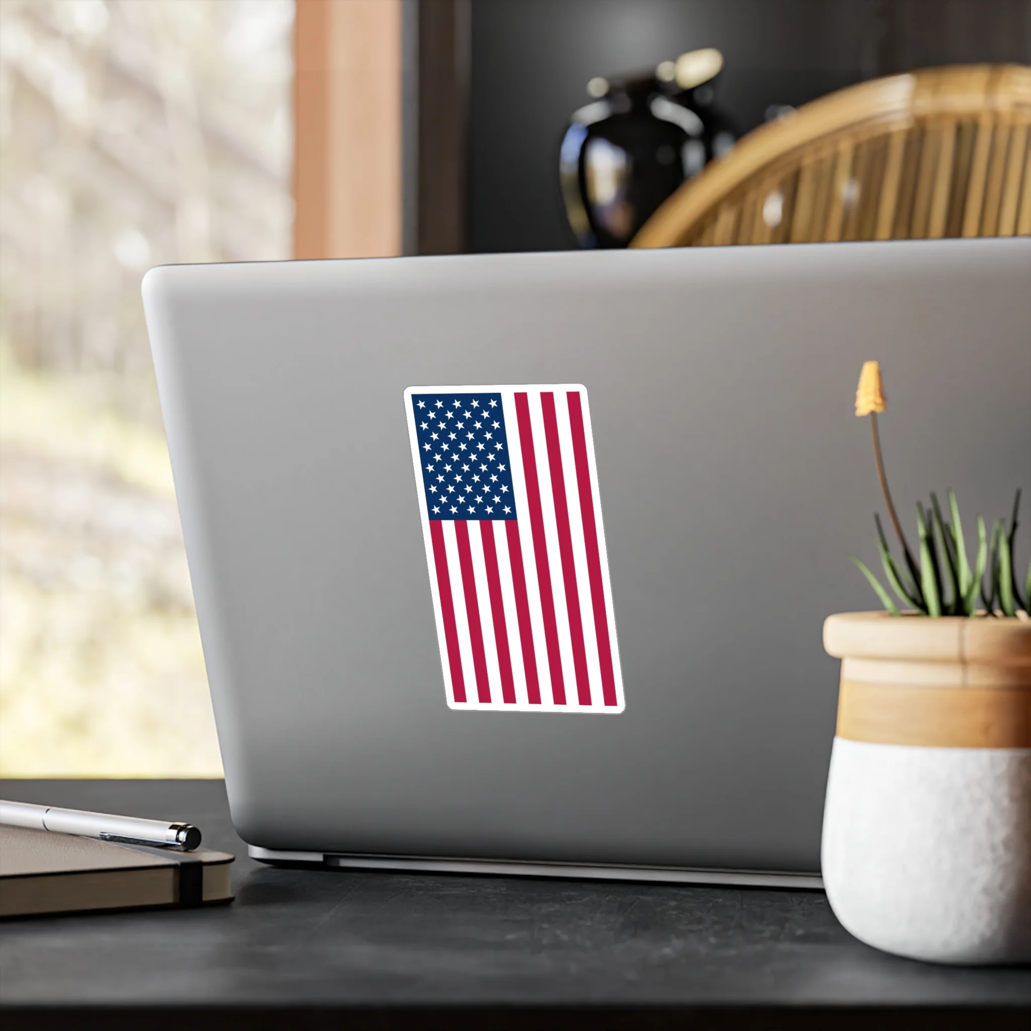 American Flag Decal (Left-side) (indoor and outdoor use) - Image 10