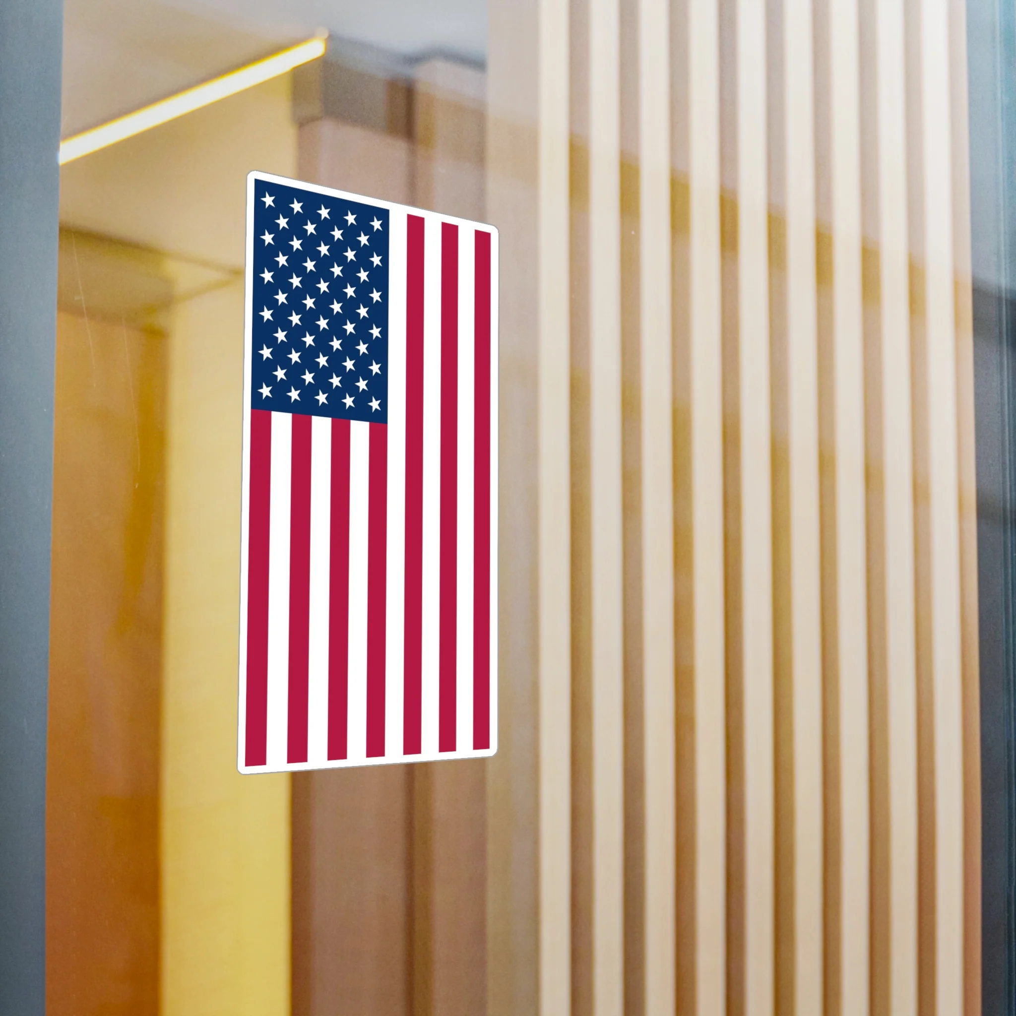 American Flag Decal (Left-side) (indoor and outdoor use) - Image 11