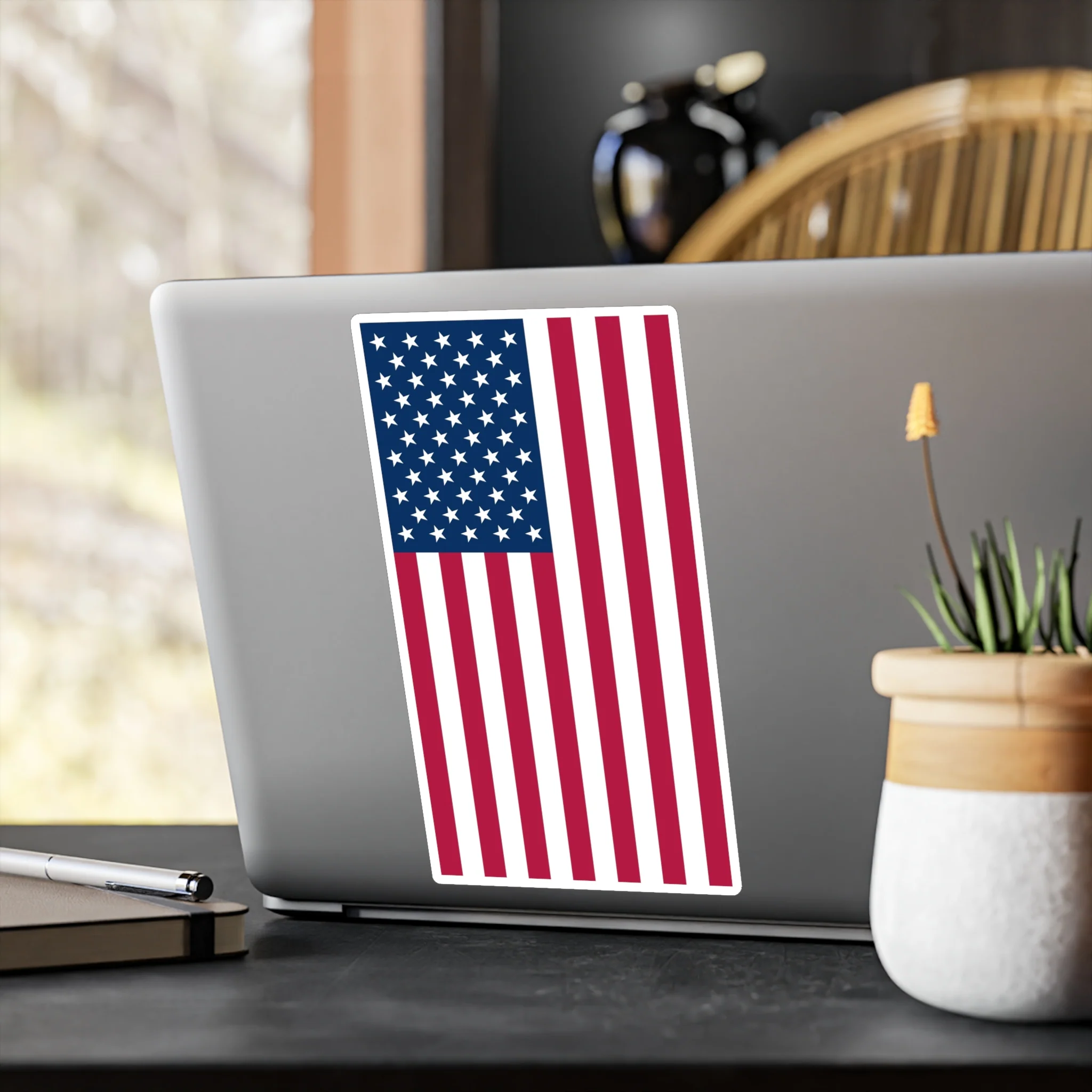American Flag Decal (Left-side) (indoor and outdoor use) - Image 16
