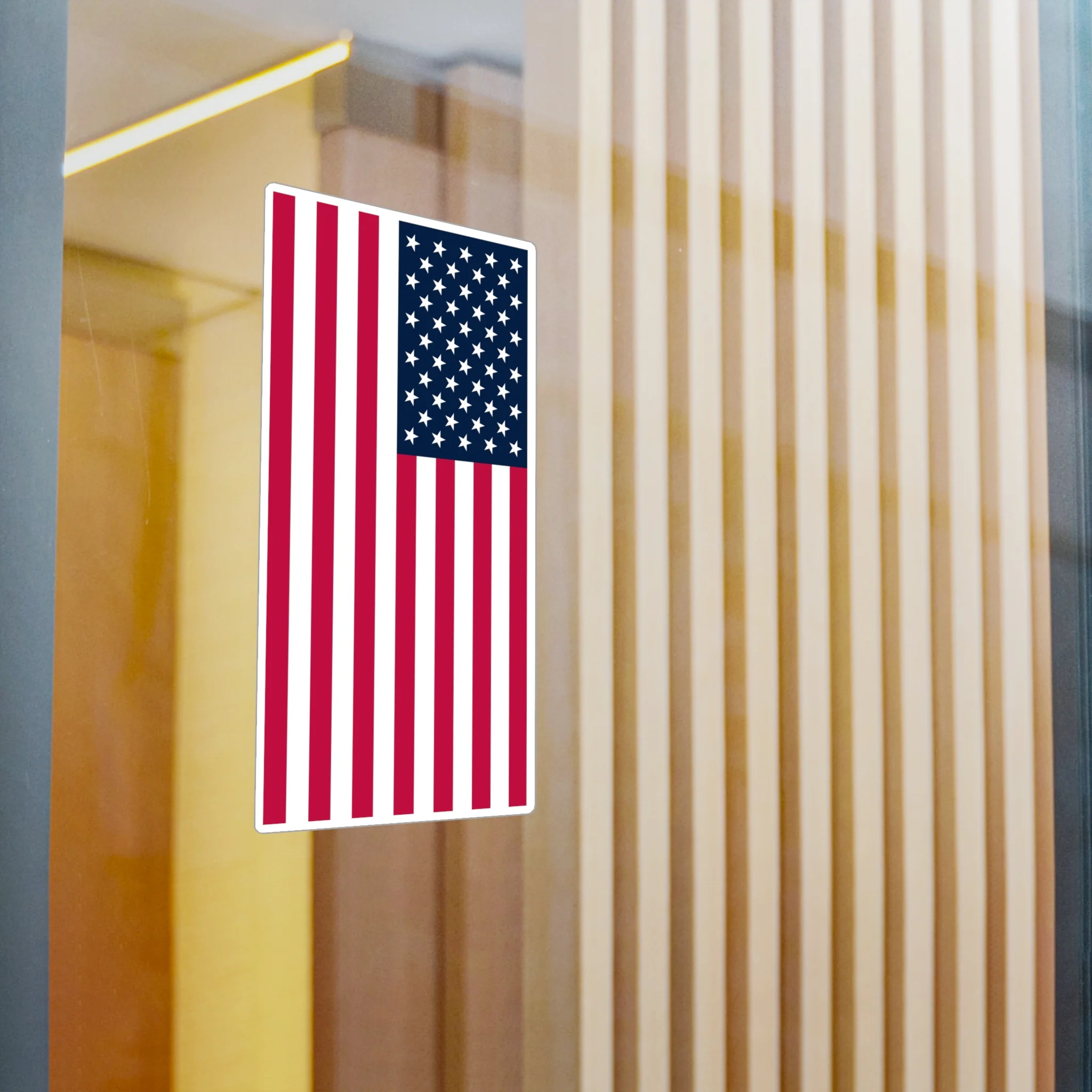American Flag Decal (Right-side) (indoor and outdoor use) - Image 11