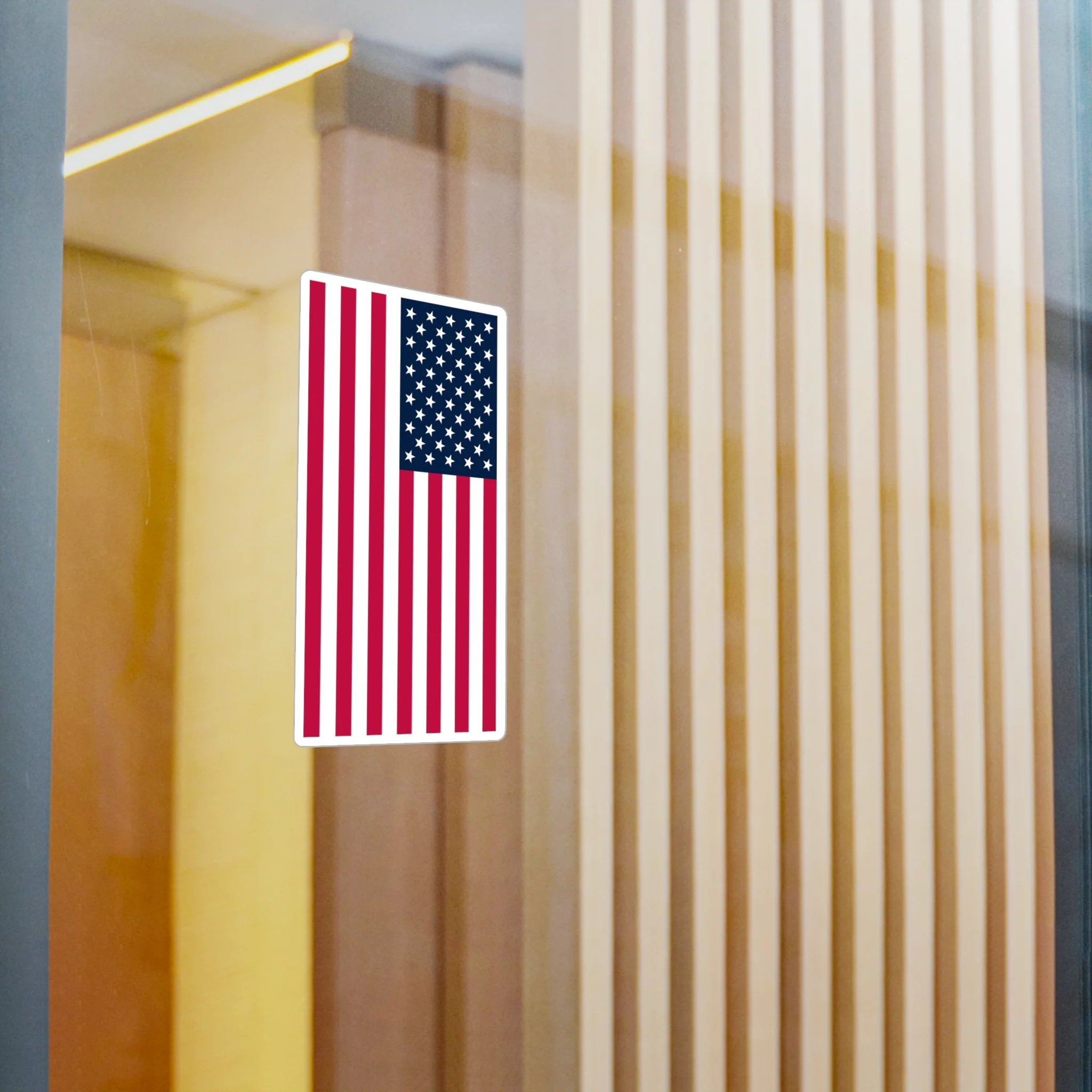 American Flag Decal (Right-side) (indoor and outdoor use) - Image 8