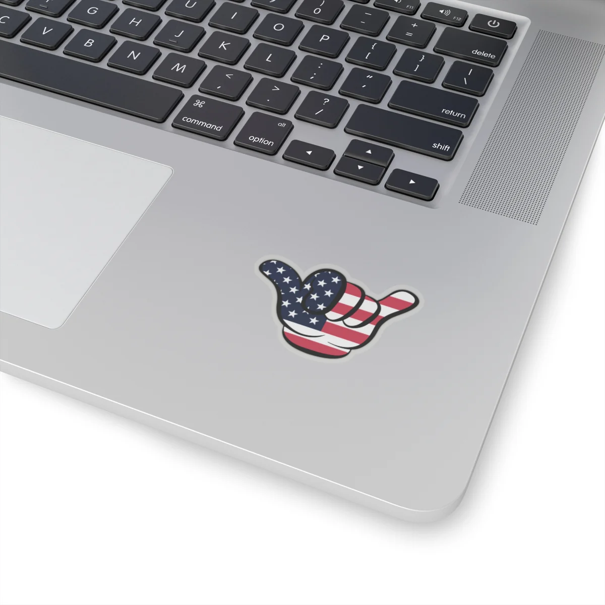 American Flag Hang Loose Hand Sign Sticker - Image 11