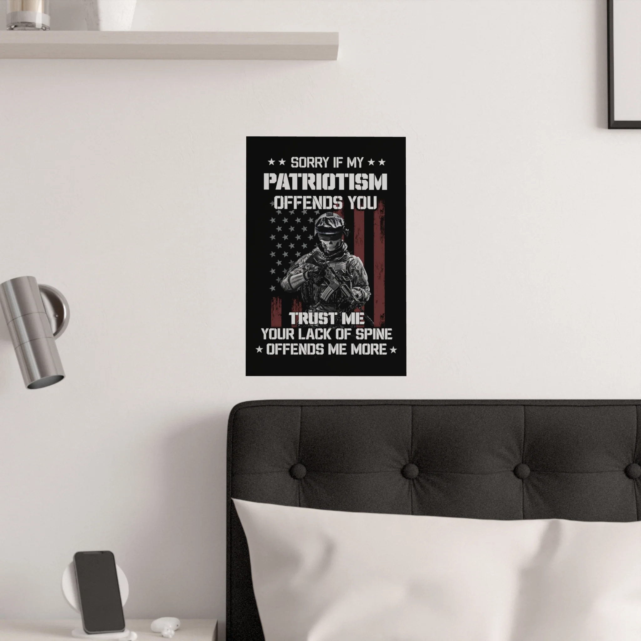 American Soldier Patriotism Poster "Trust Me" - Image 8