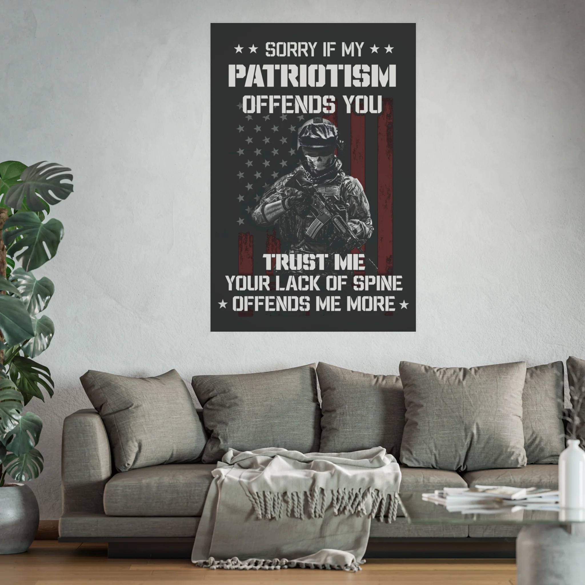 American Soldier Patriotism Poster "Trust Me" (Jumbo-sized) - Image 11