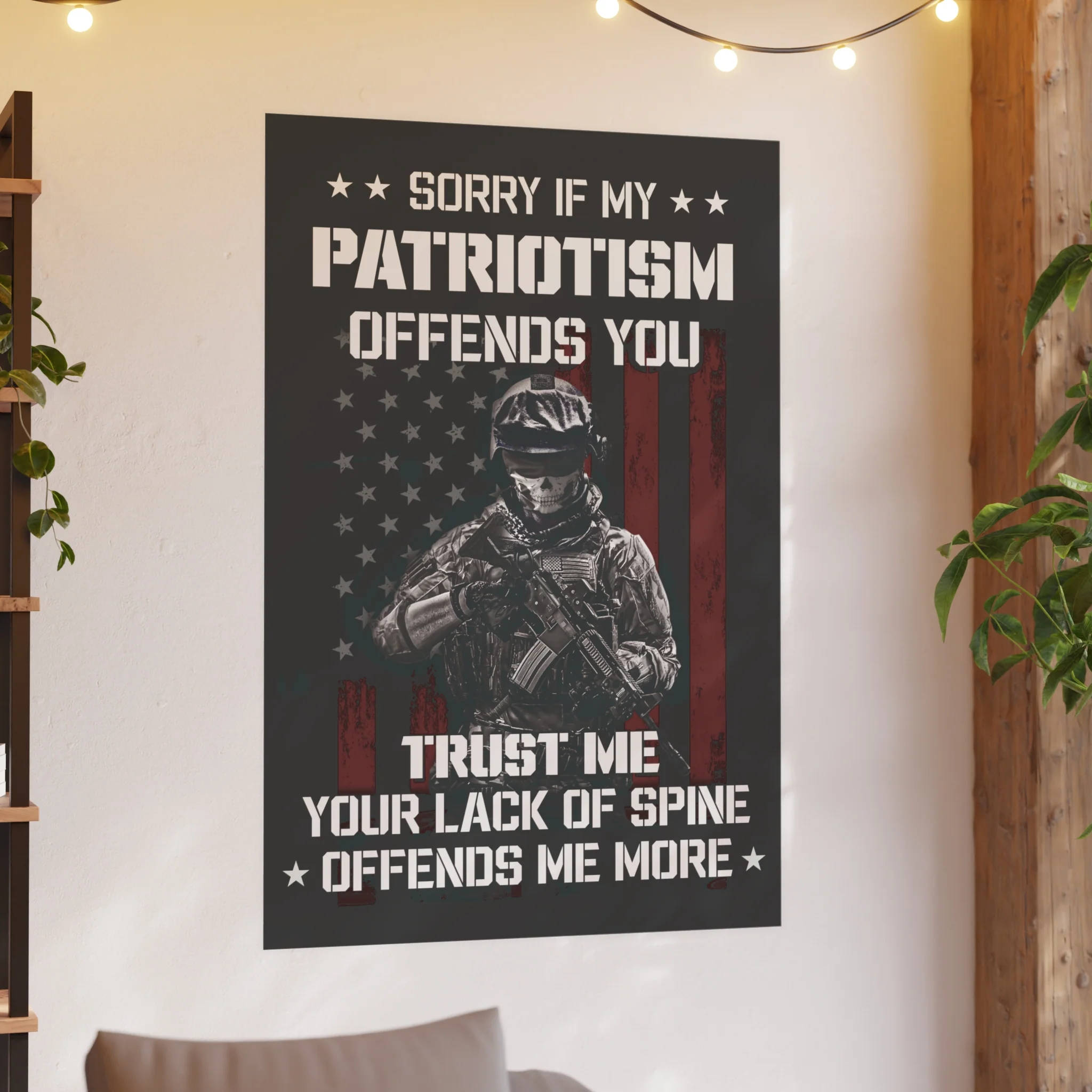 American Soldier Patriotism Poster "Trust Me" (Jumbo-sized) - Image 12