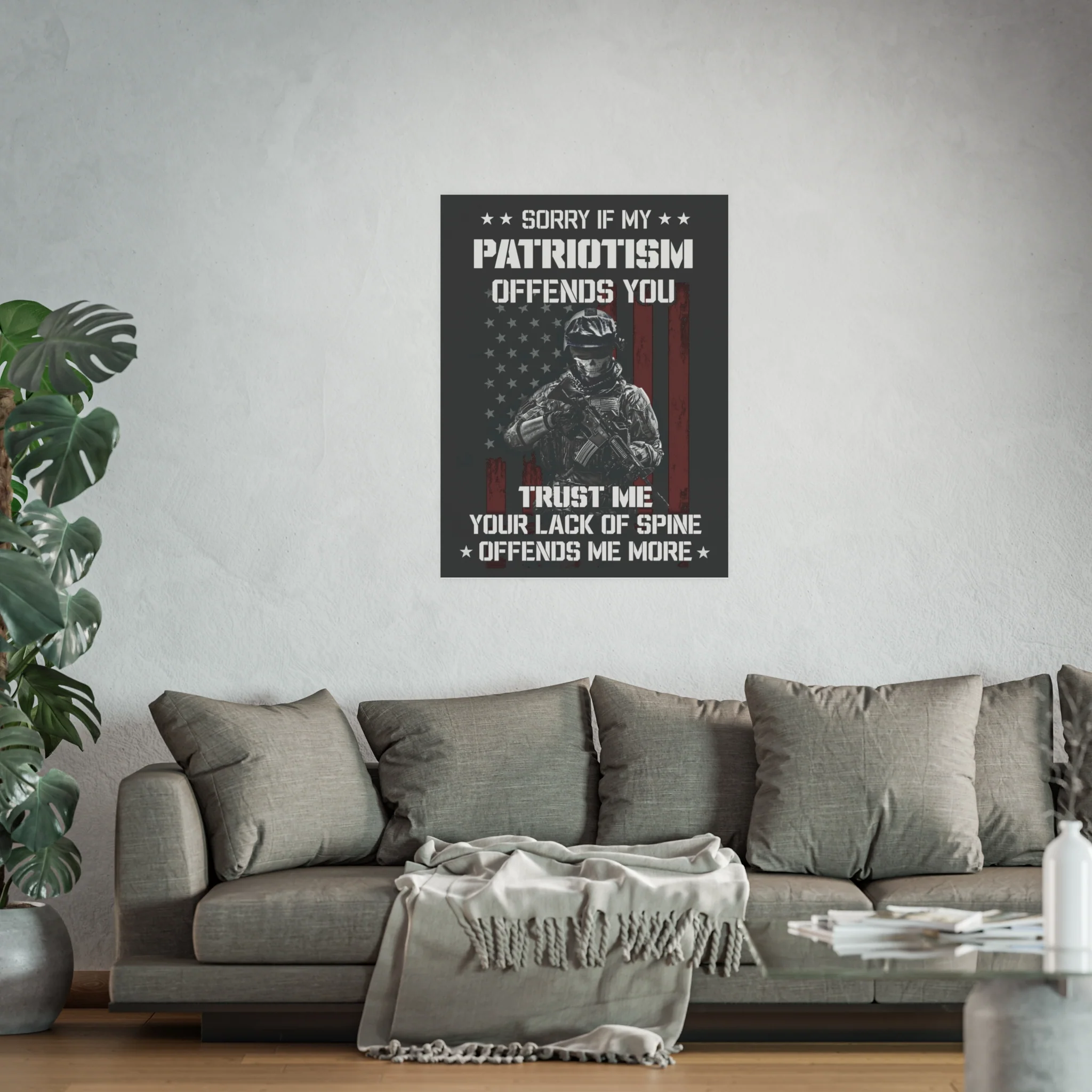 American Soldier Patriotism Poster "Trust Me" (Jumbo-sized) - Image 7