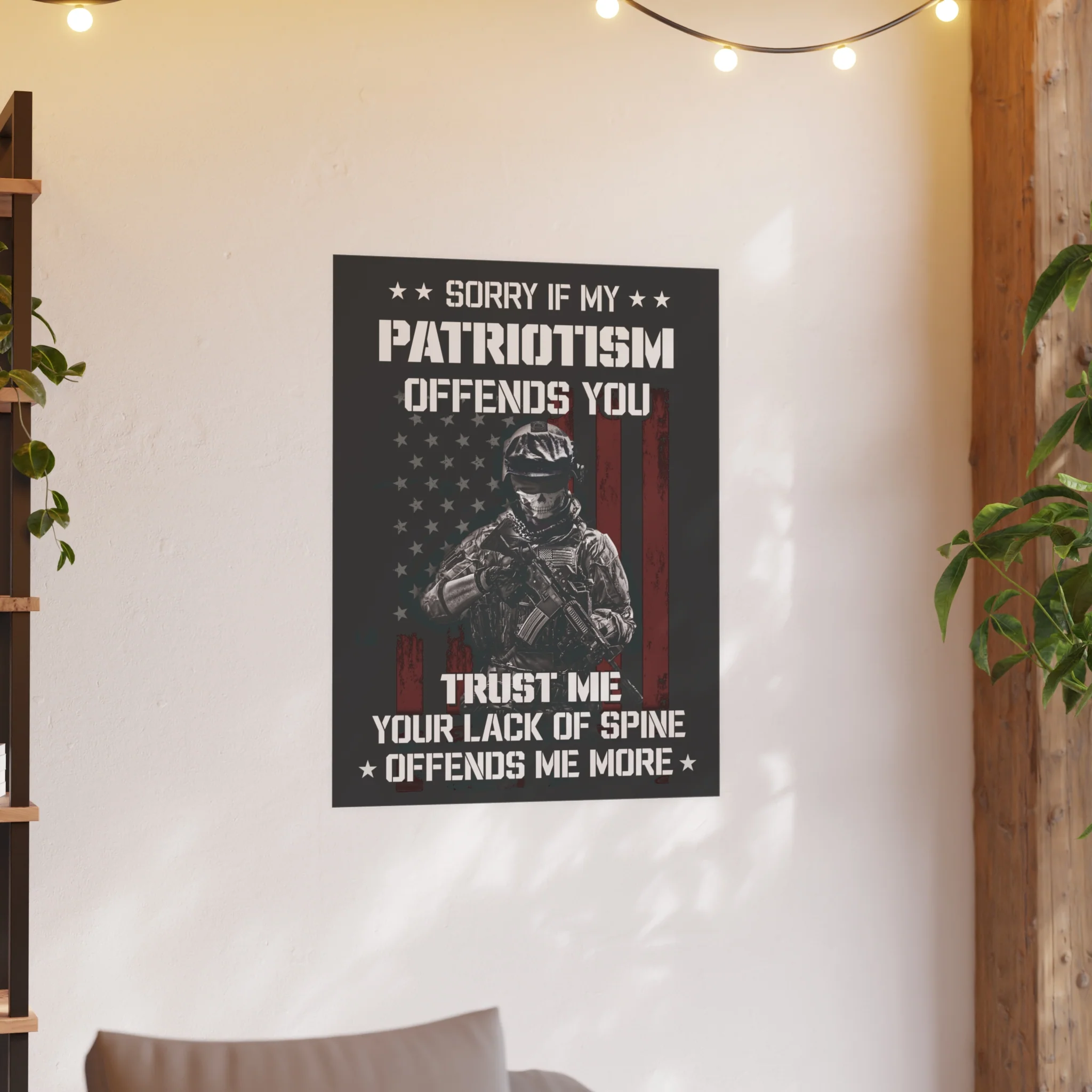 American Soldier Patriotism Poster "Trust Me" (Jumbo-sized) - Image 8