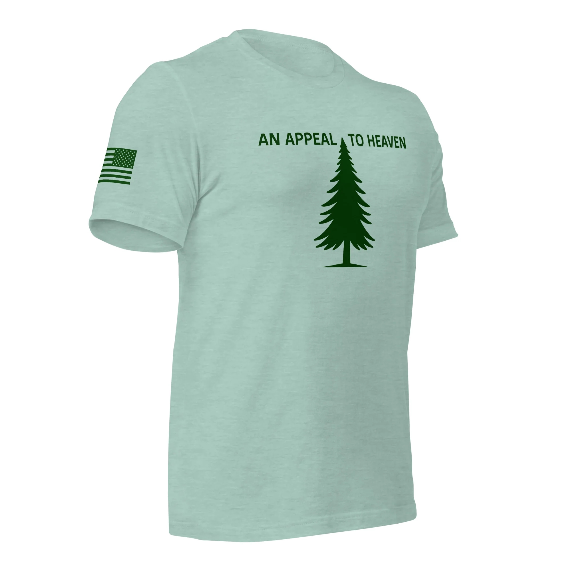 An Appeal To Heaven T-Shirt (Dark Green Logo) - Image 13