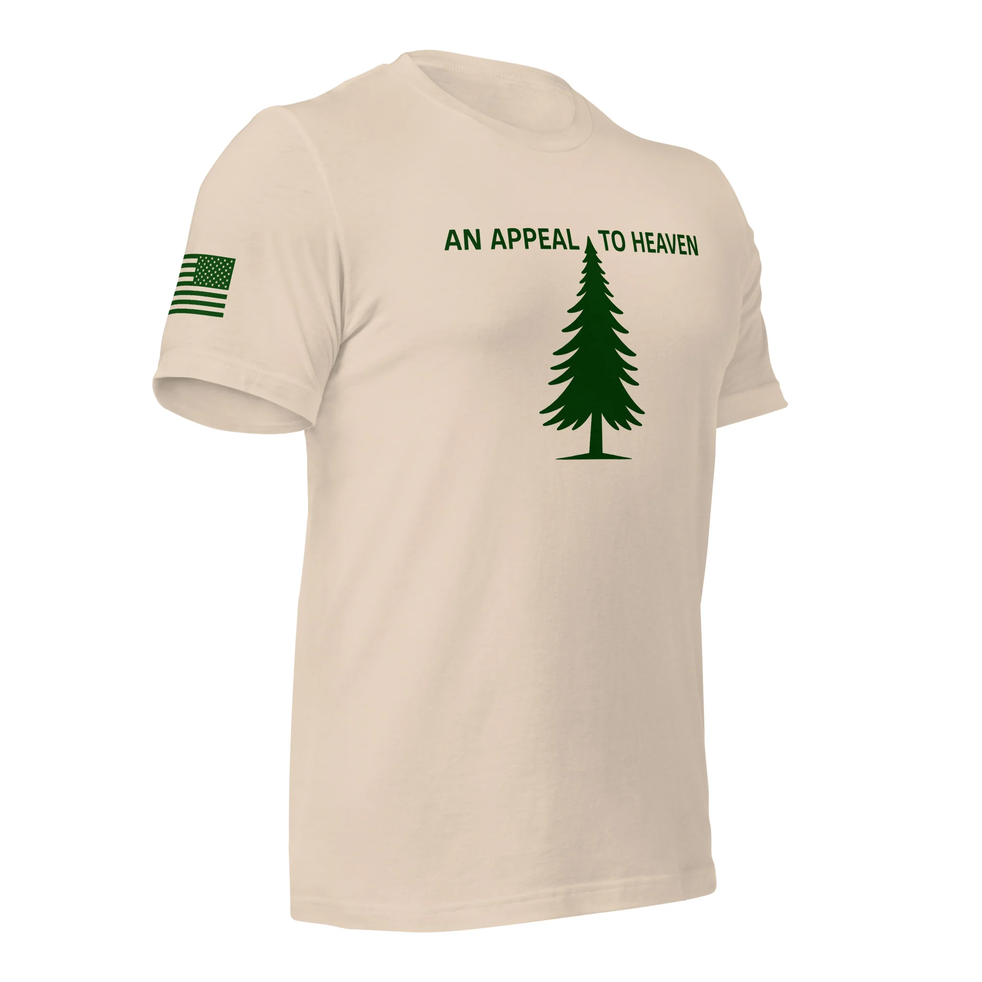 An Appeal To Heaven T-Shirt (Dark Green Logo) - Image 28