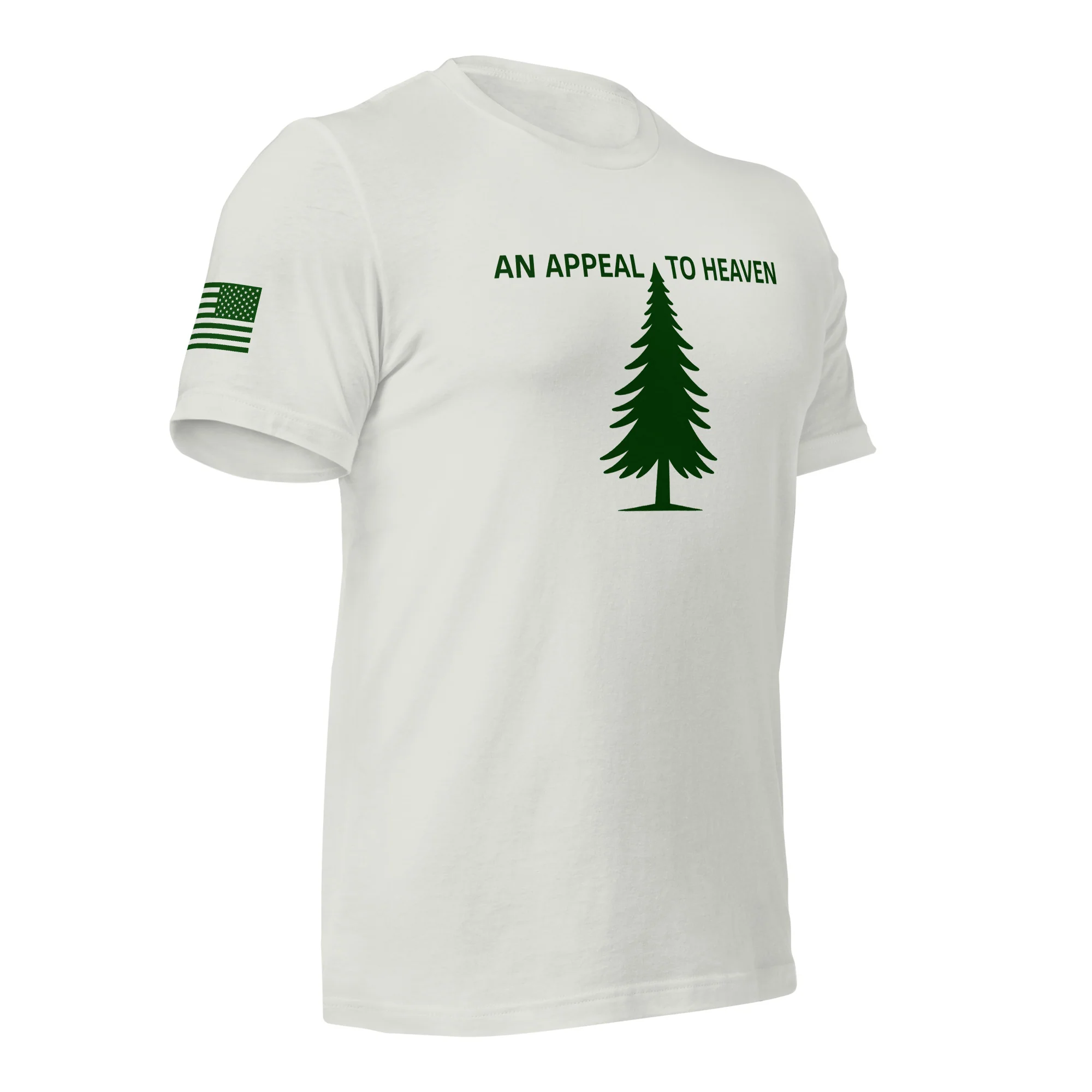 An Appeal To Heaven T-Shirt (Dark Green Logo) - Image 37