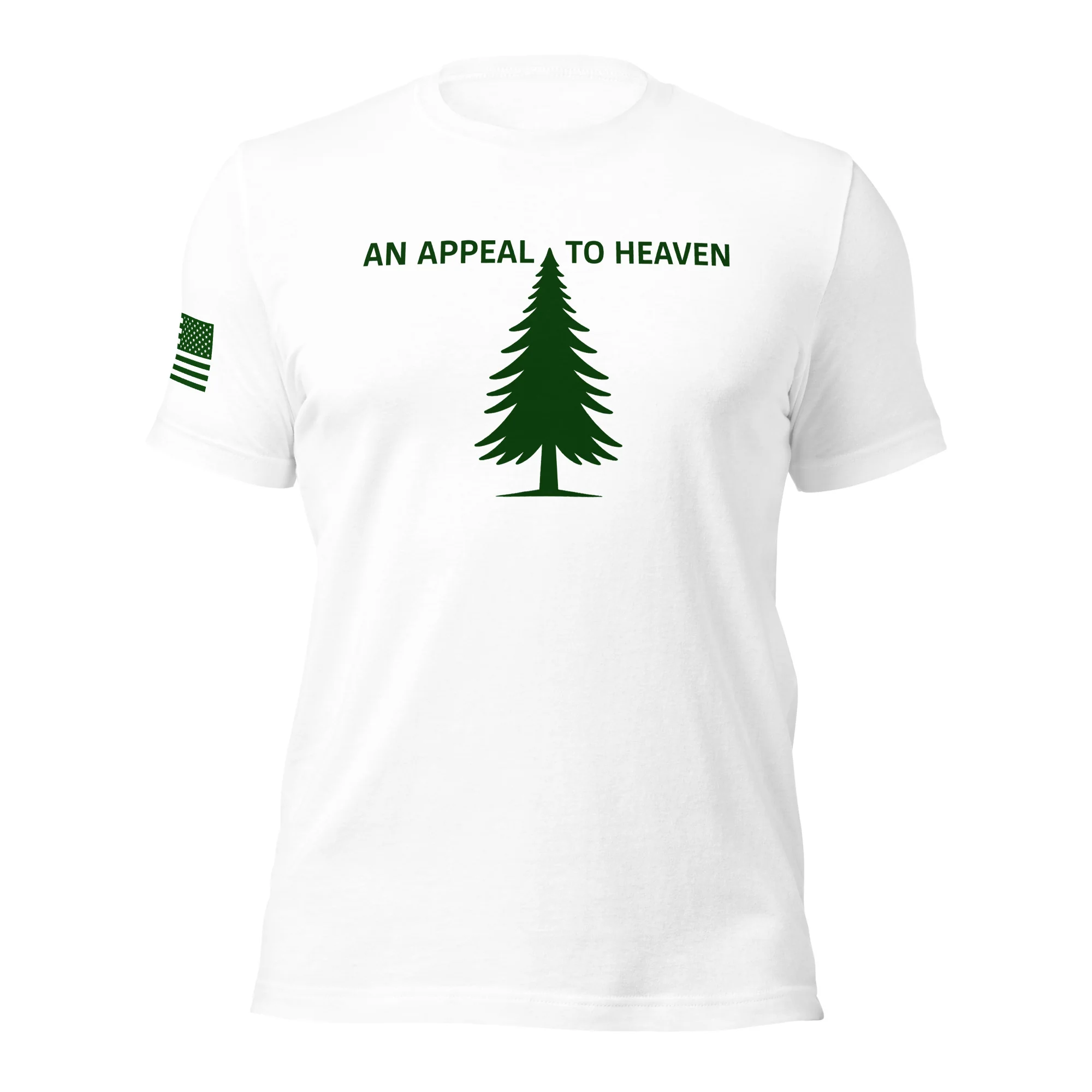 An Appeal To Heaven T-Shirt (Dark Green Logo) - Image 41
