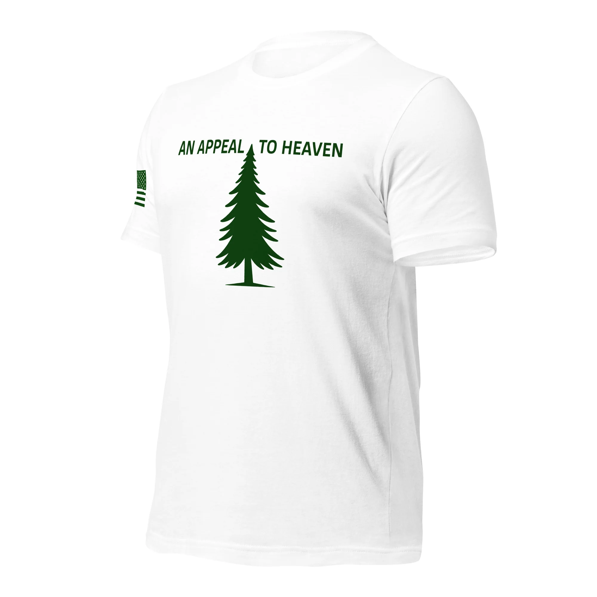 An Appeal To Heaven T-Shirt (Dark Green Logo) - Image 42