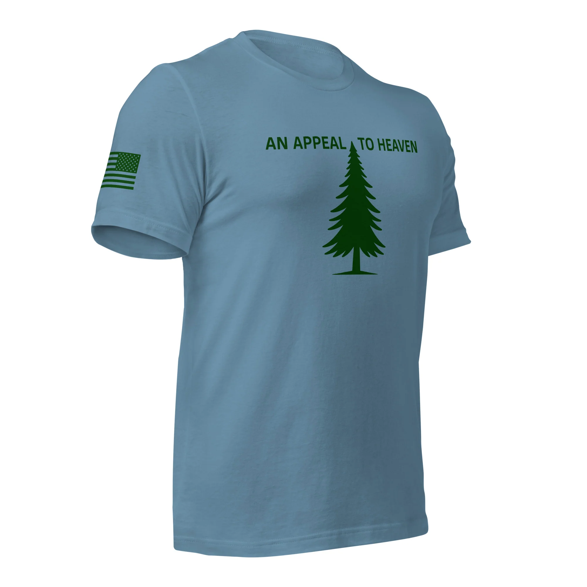 An Appeal To Heaven T-Shirt (Dark Green Logo) - Image 7
