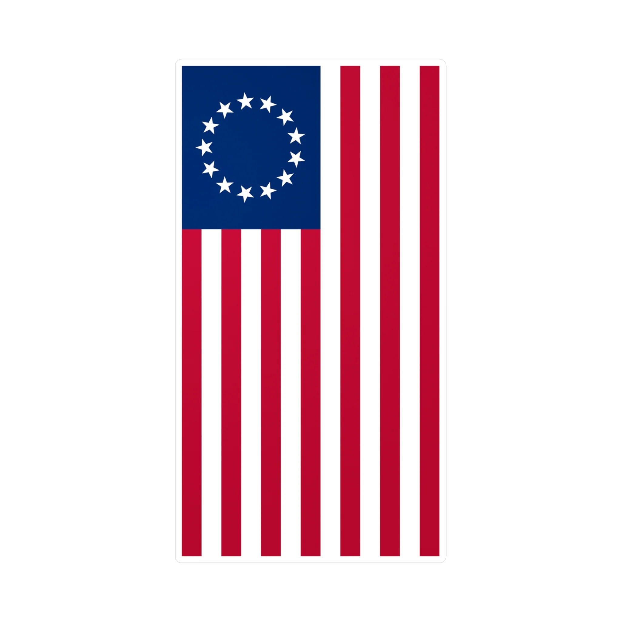 Betsy Ross Flag Decal (Left-side) (indoor and outdoor use) - Image 4