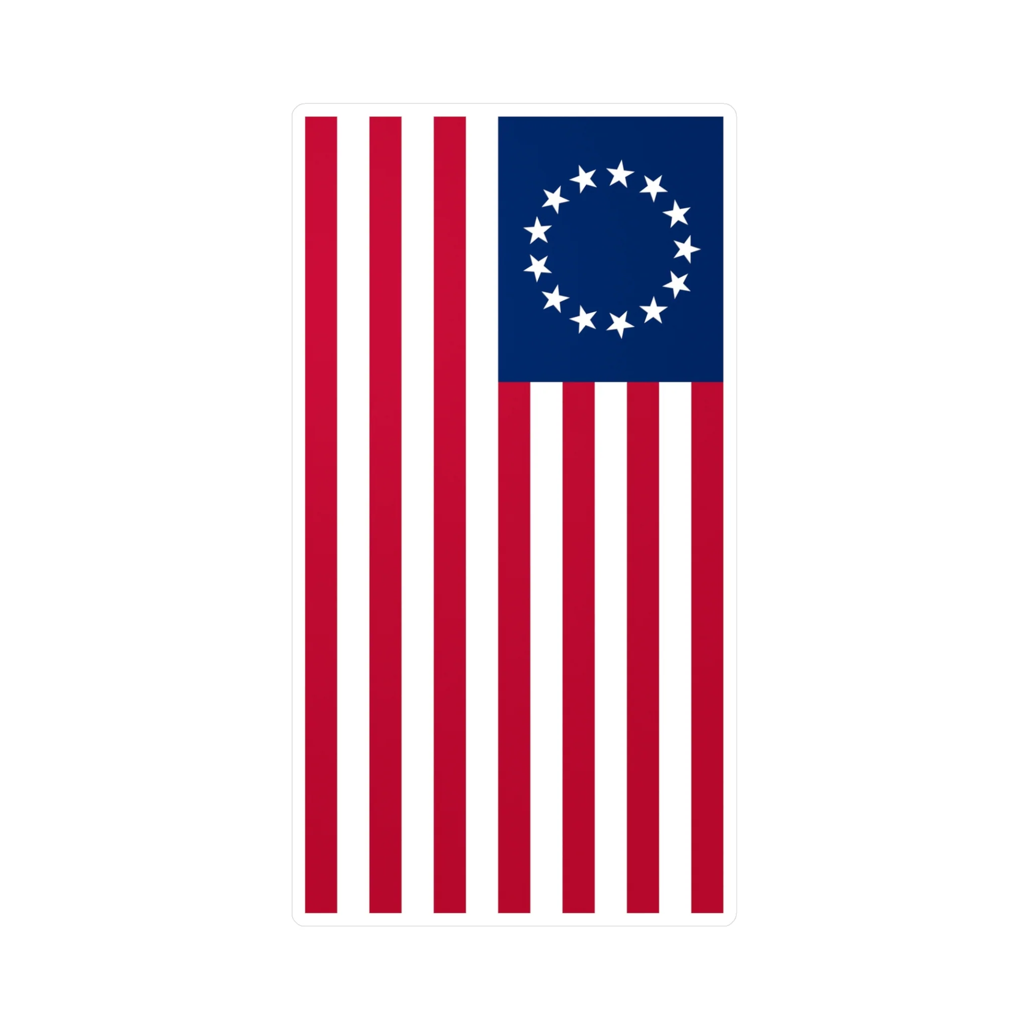 Betsy Ross Flag Decal (Right-side) (indoor and outdoor use) - Image 3