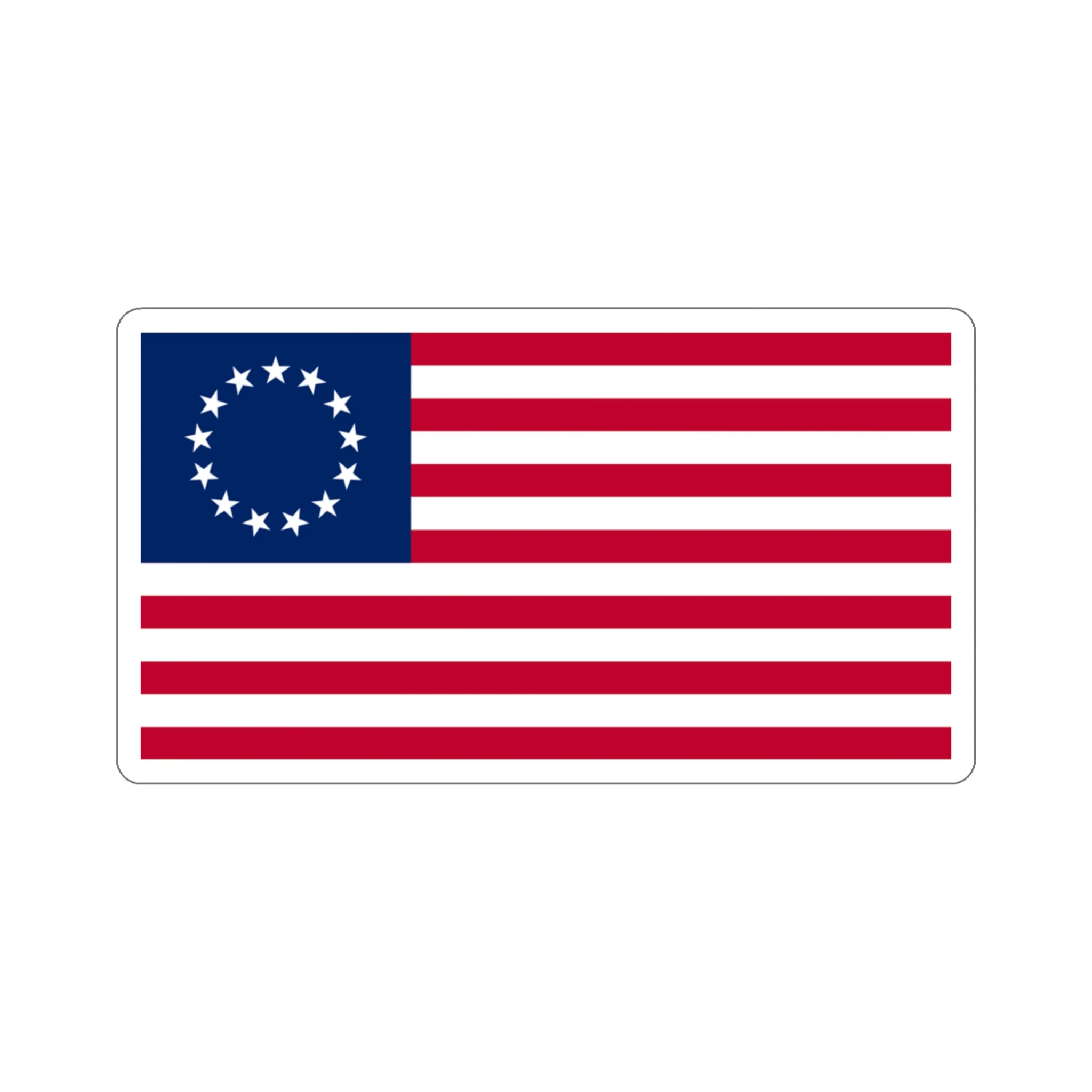 Betsy Ross Flag Sticker - Image 10