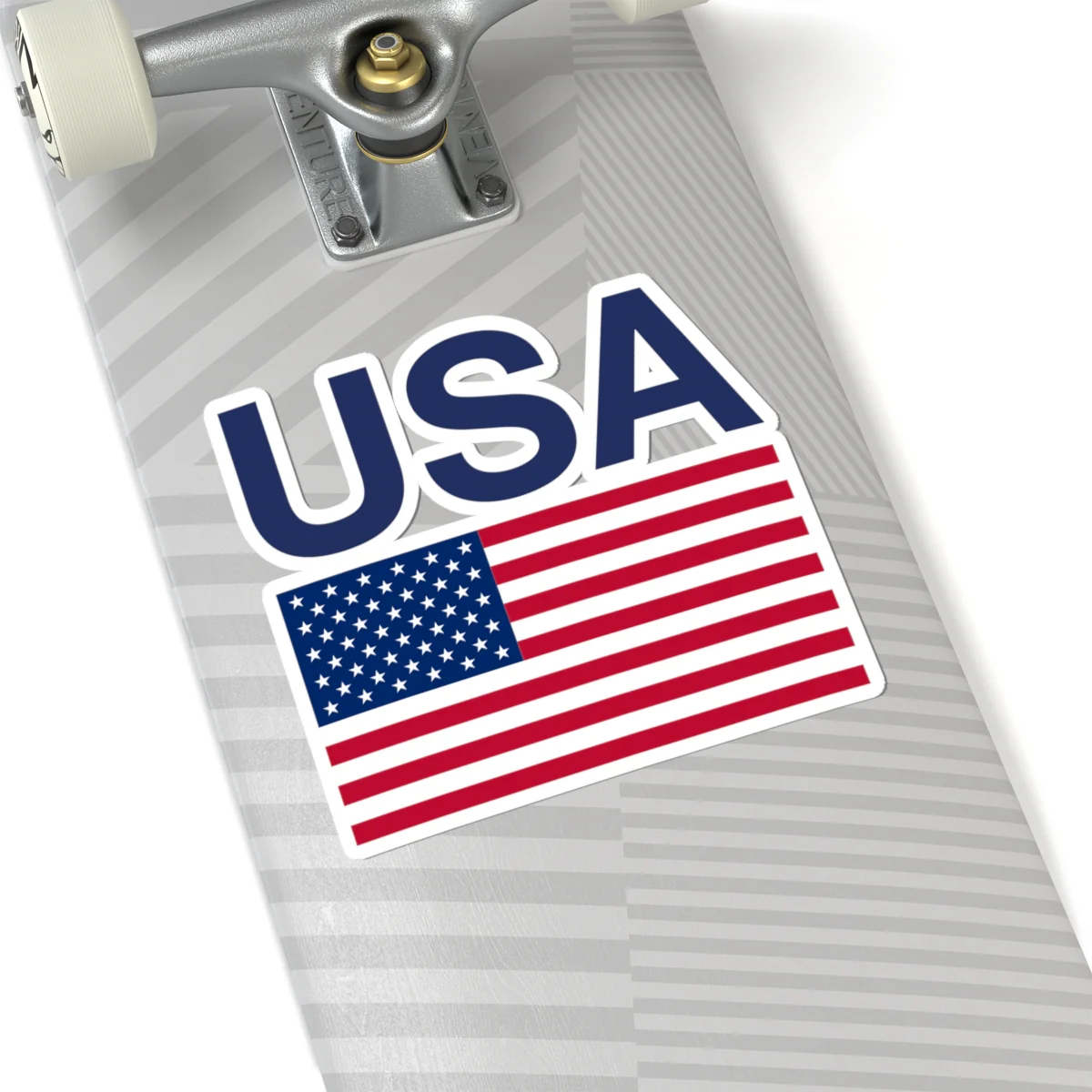Blue USA Flag Sticker - Image 9