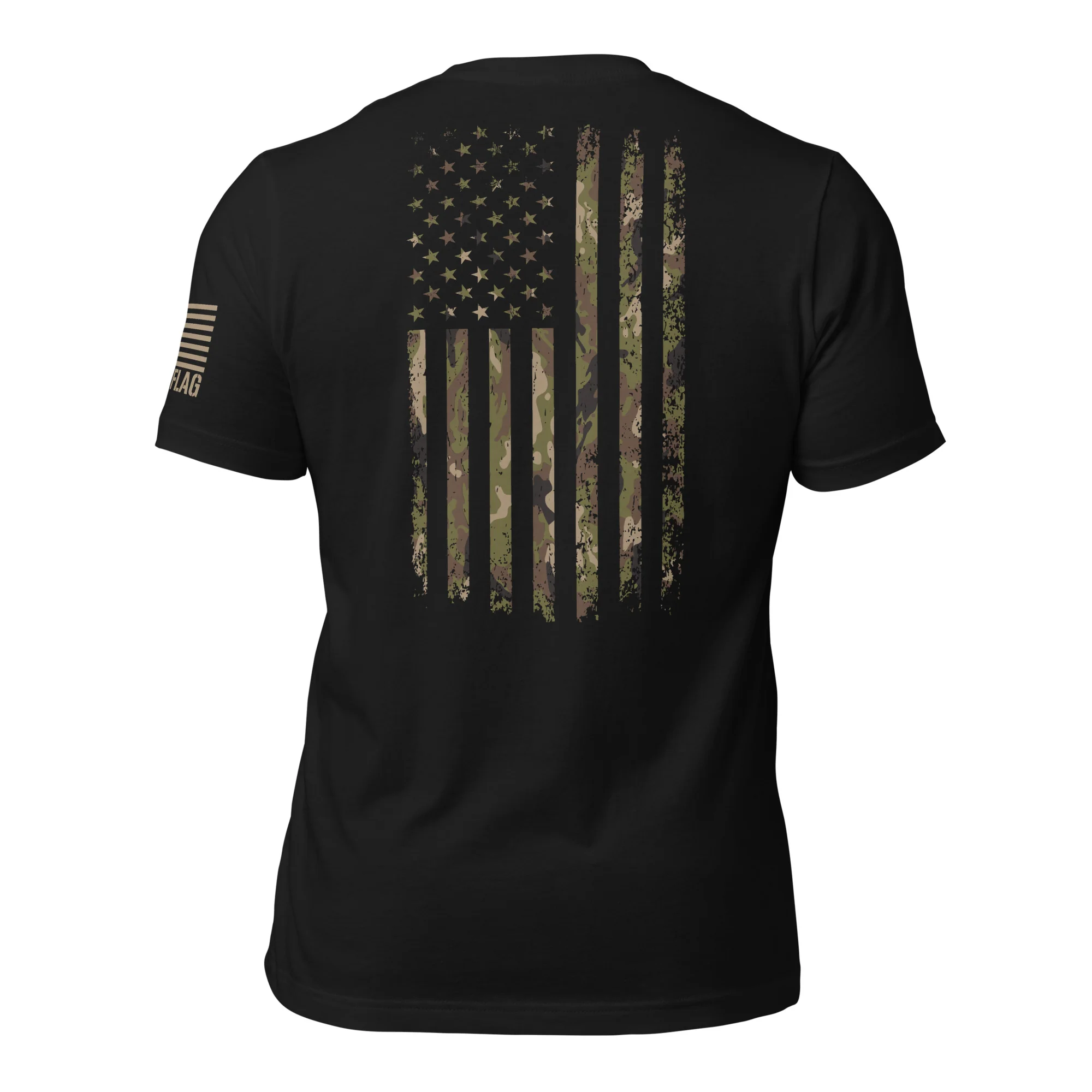 Camo USA Flag T-Shirt | Unisex T-Shirts | DTG Printing - Image 24