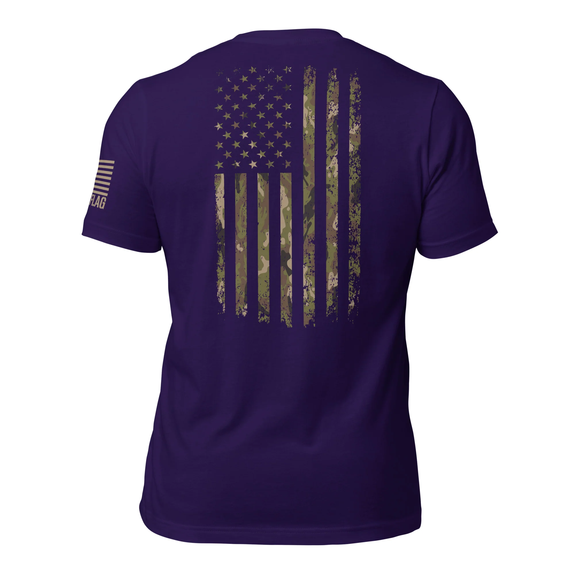 Camo USA Flag T-Shirt | Unisex T-Shirts | DTG Printing - Image 32