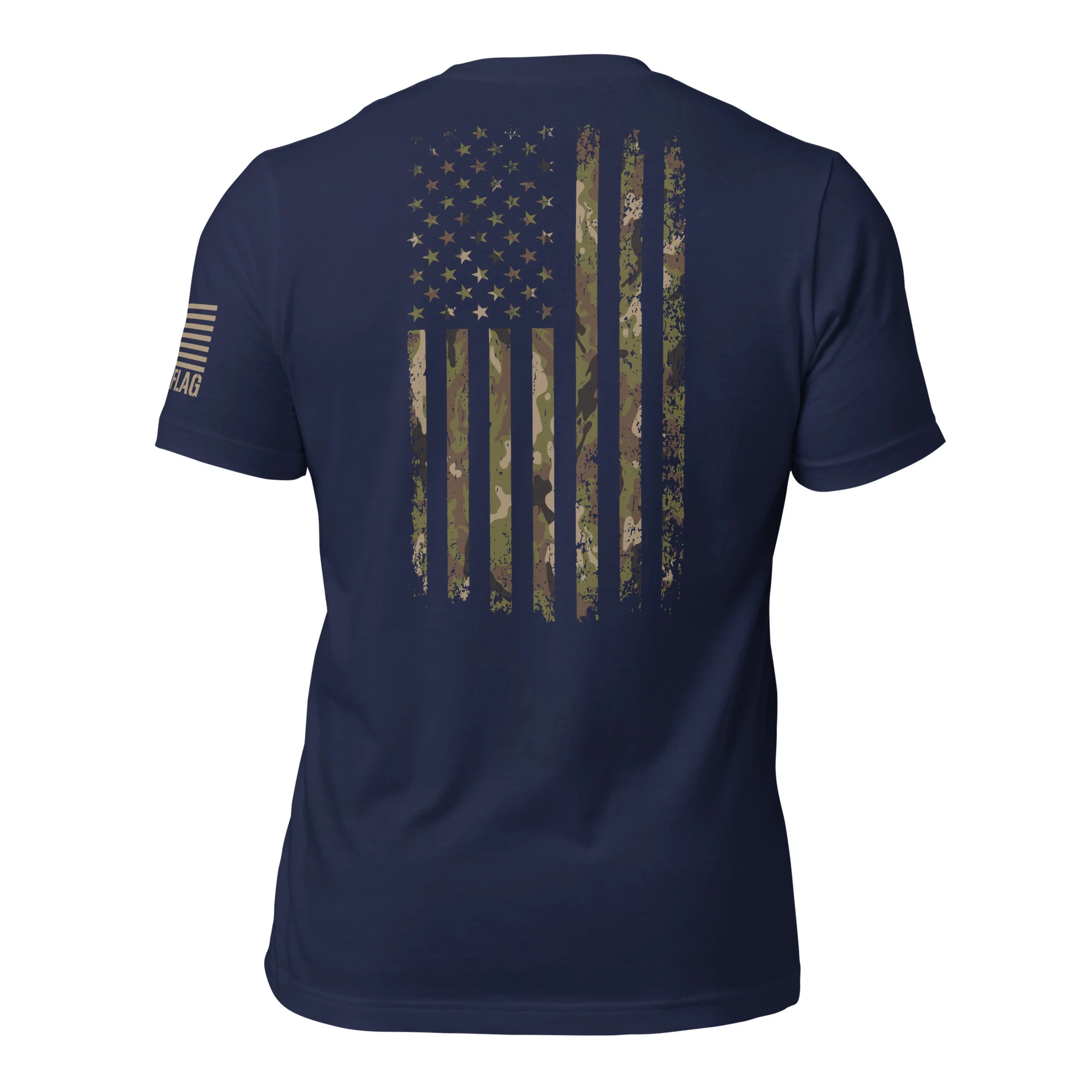 Camo USA Flag T-Shirt | Unisex T-Shirts | DTG Printing - Image 36