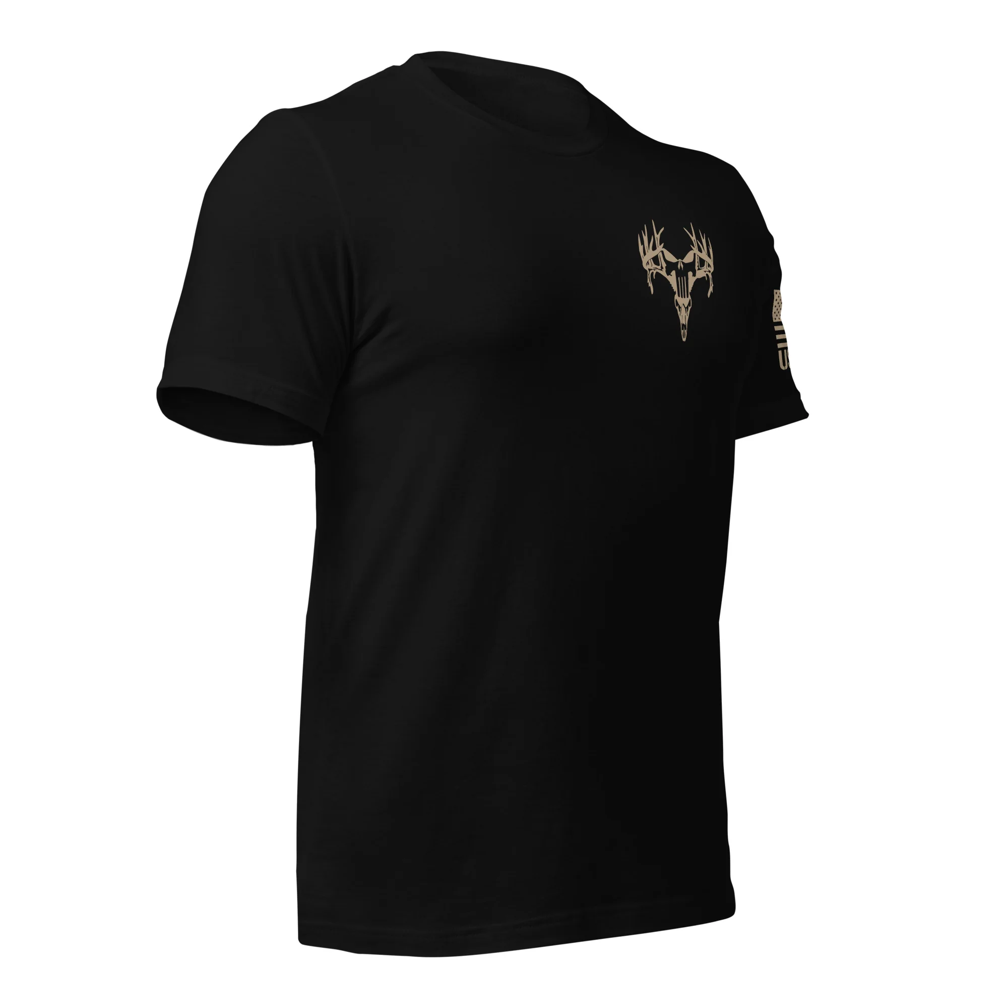 Camo USA Flag T-Shirt | Unisex T-Shirts | DTG Printing - Image 4