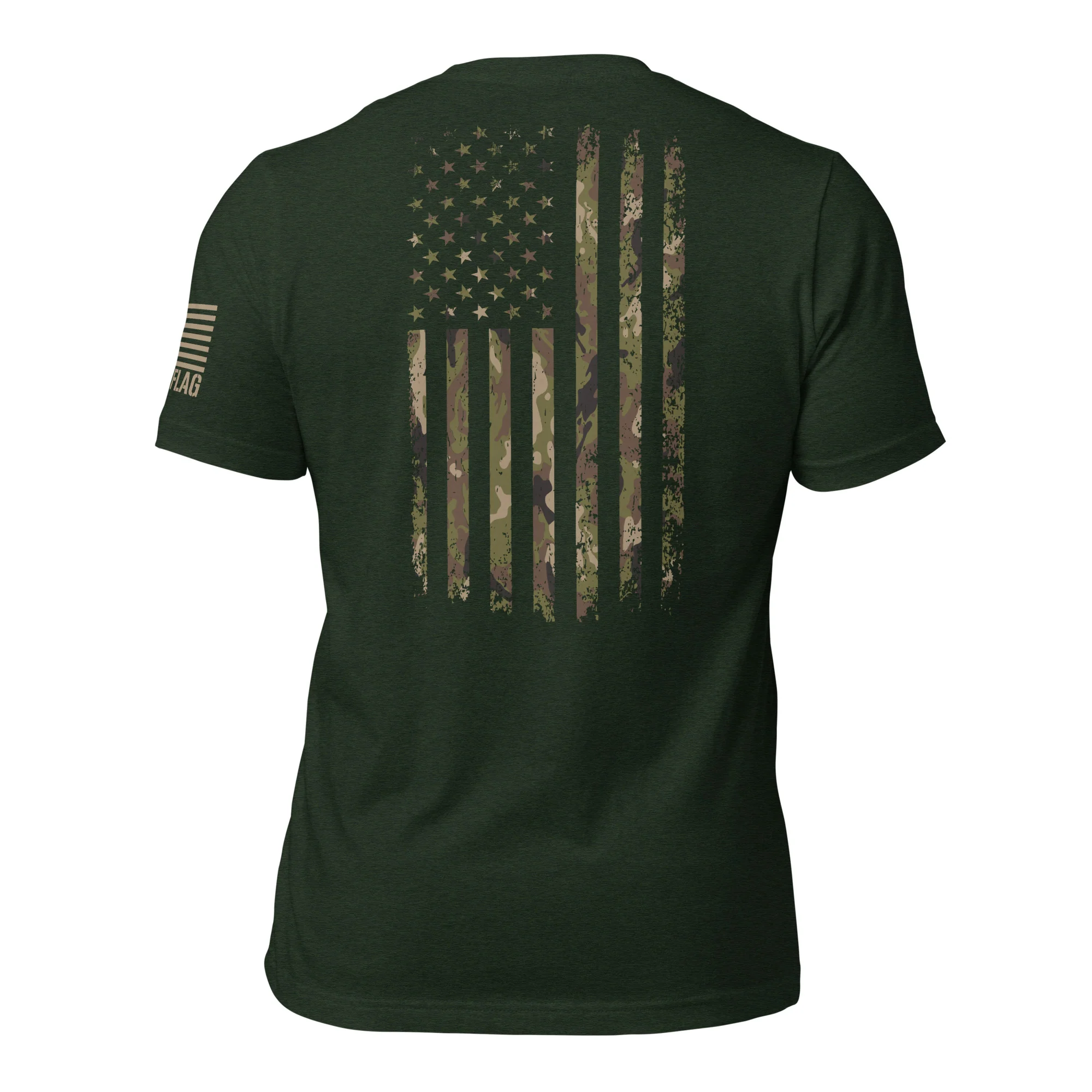 Camo USA Flag T-Shirt | Unisex T-Shirts | DTG Printing - Image 40