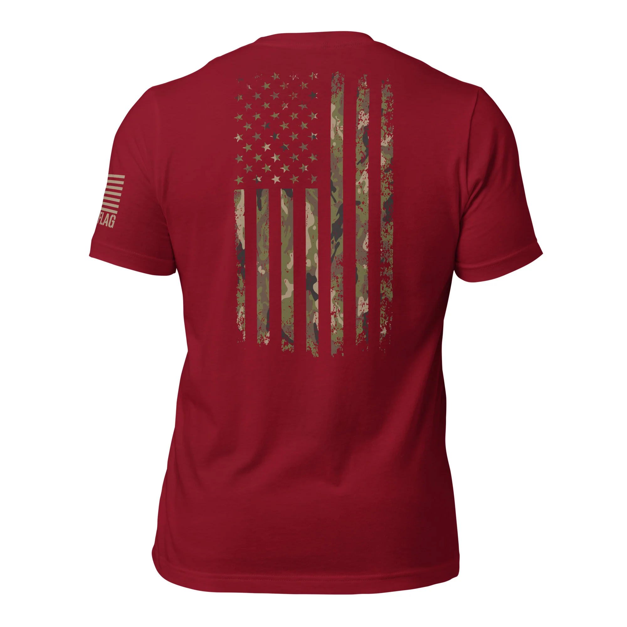 Camo USA Flag T-Shirt | Unisex T-Shirts | DTG Printing - Image 44