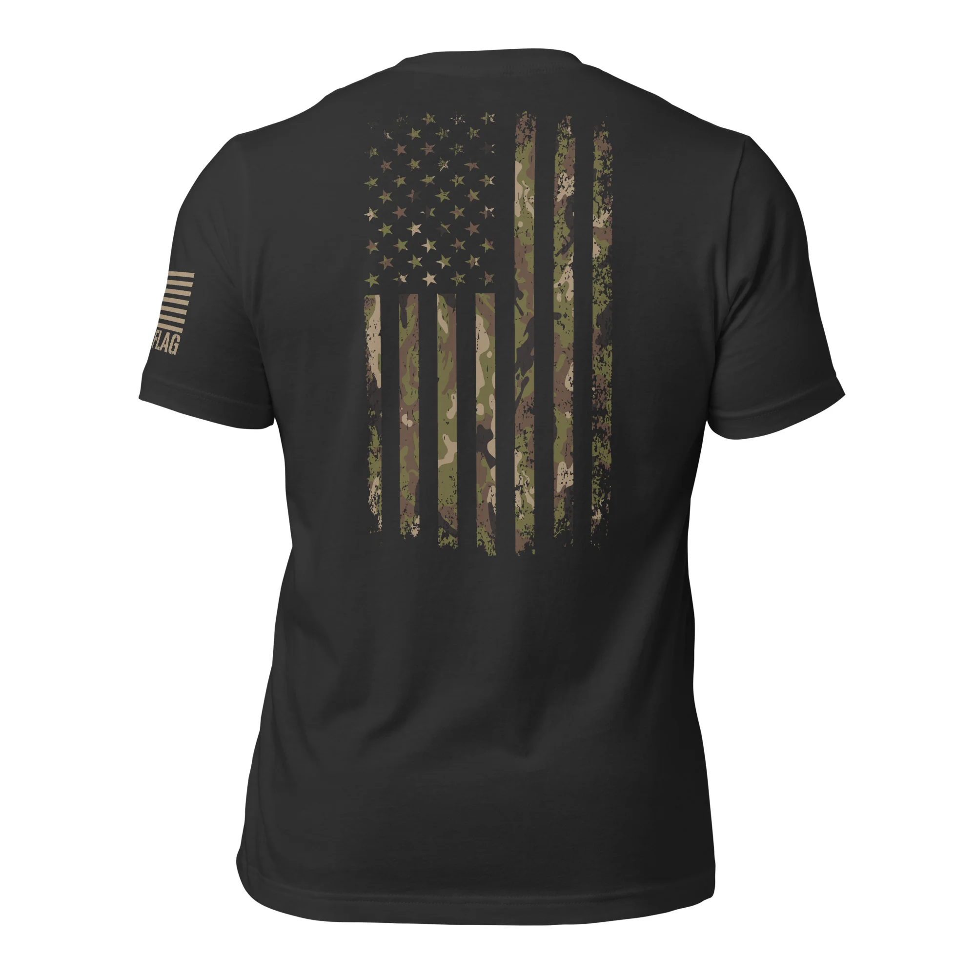 Camo USA Flag T-Shirt | Unisex T-Shirts | DTG Printing - Image 52