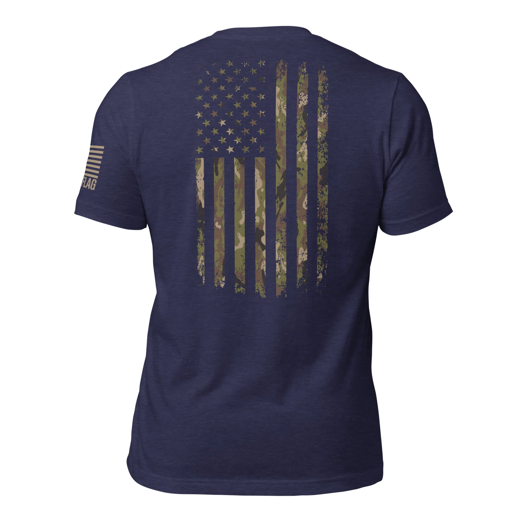 Camo USA Flag T-Shirt | Unisex T-Shirts | DTG Printing - Image 56