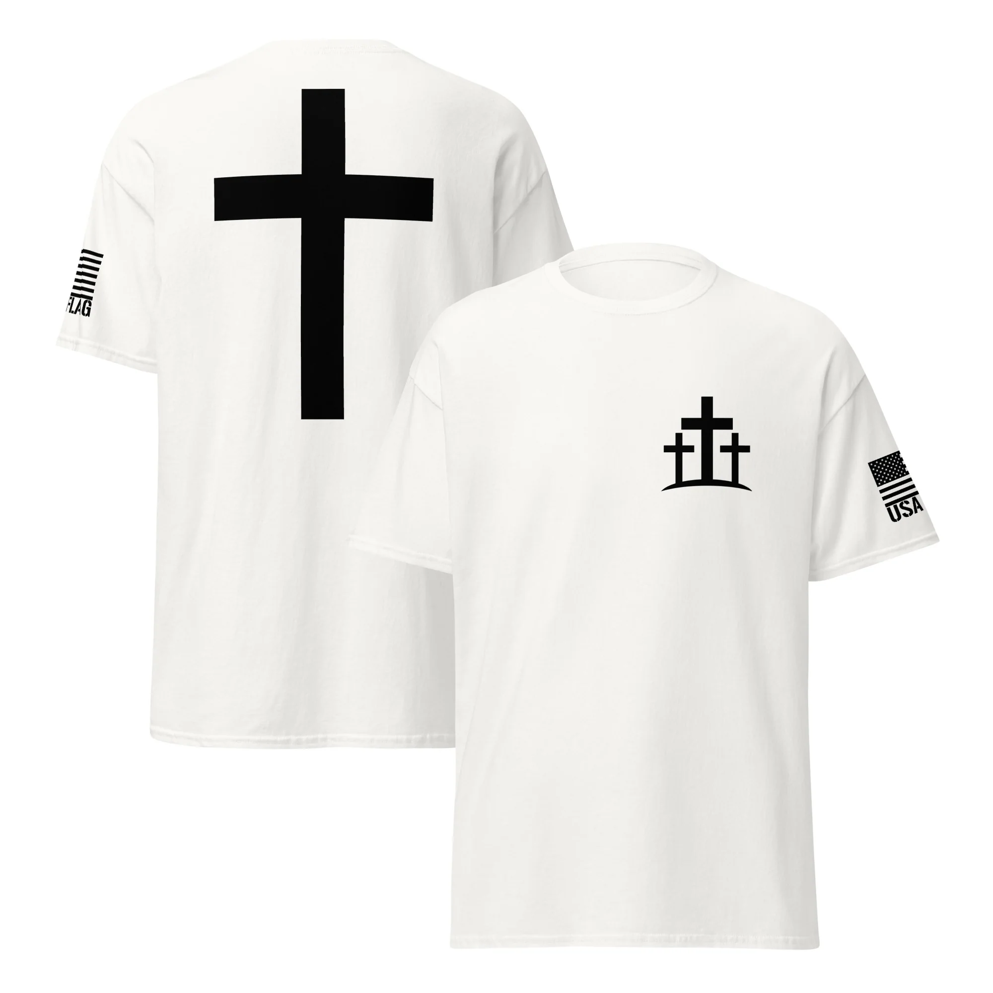 Christian Cross T-Shirts | Unisex Classic Tees | Gildan 5000