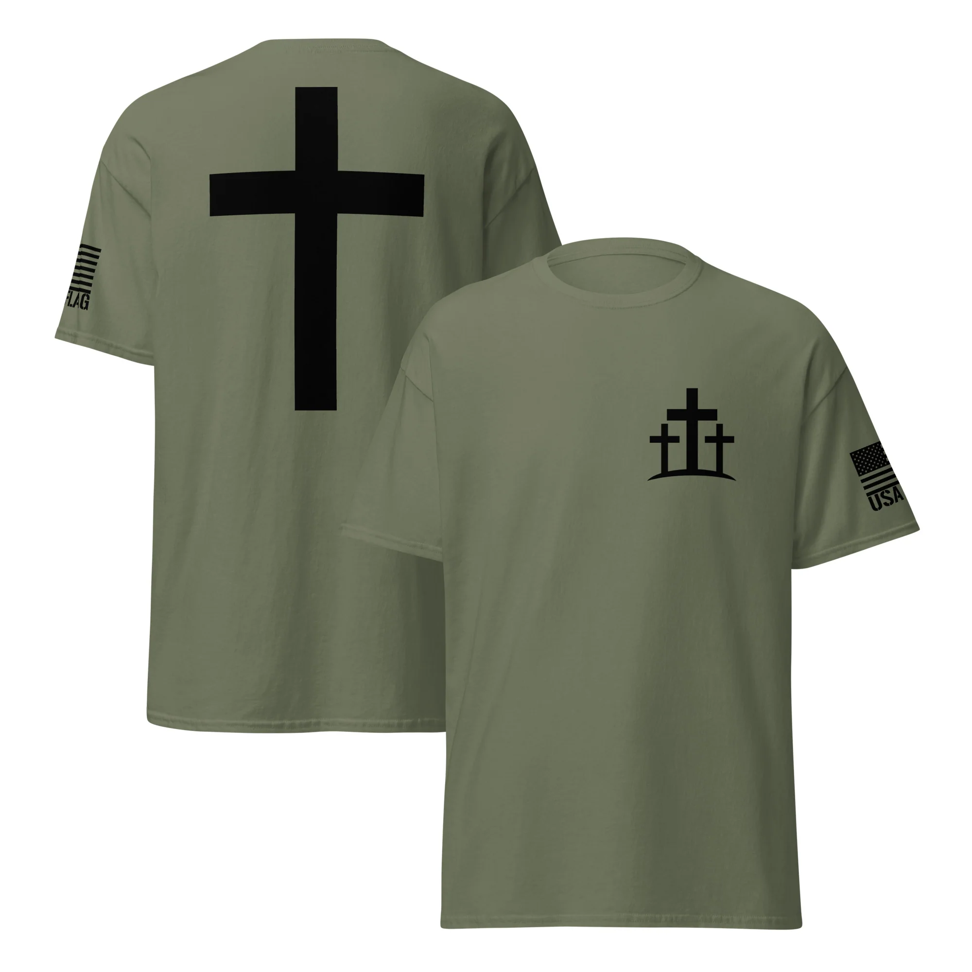Christian Cross T-Shirts | Unisex Classic Tees | Gildan 5000 - Image 10
