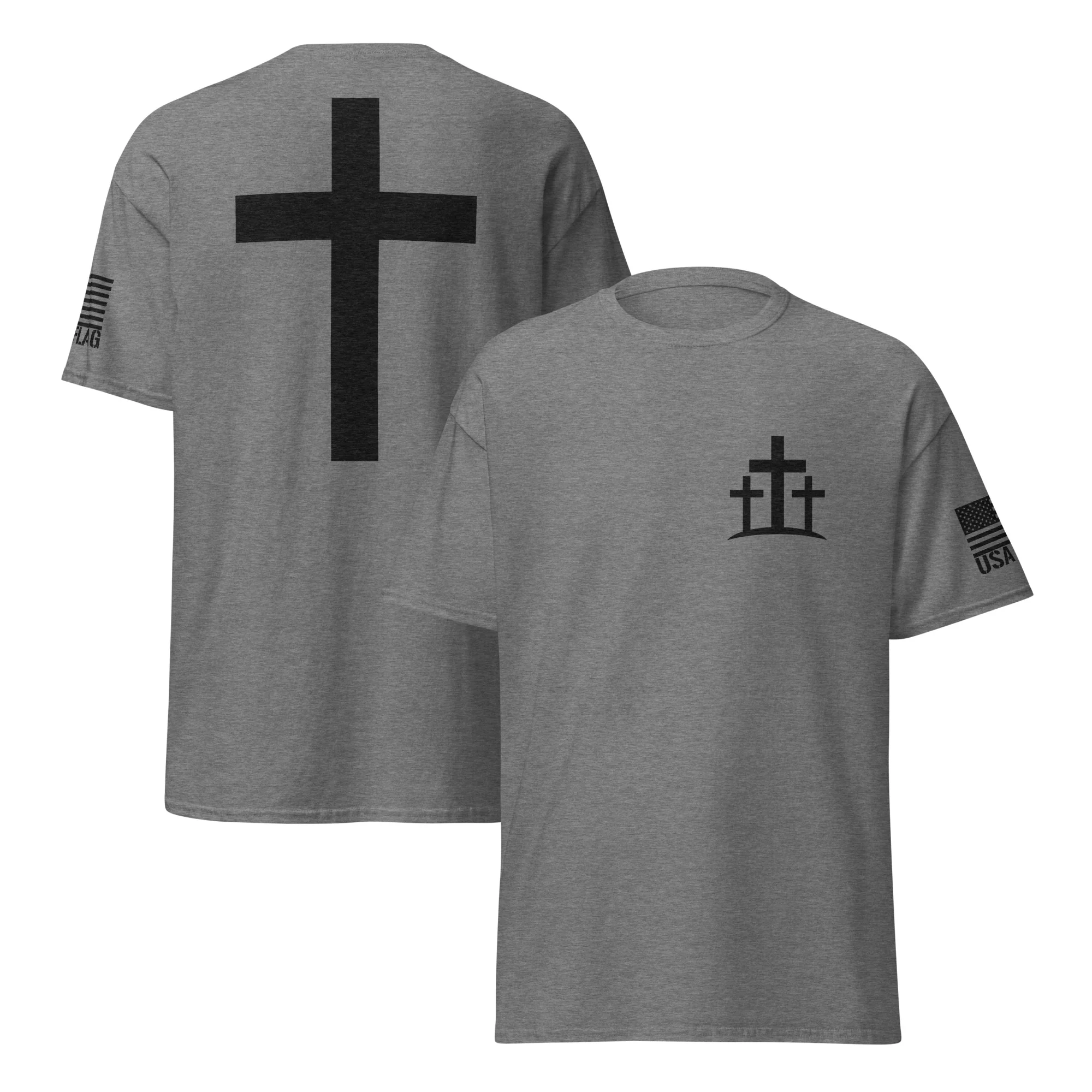 Christian Cross T-Shirts | Unisex Classic Tees | Gildan 5000 - Image 12