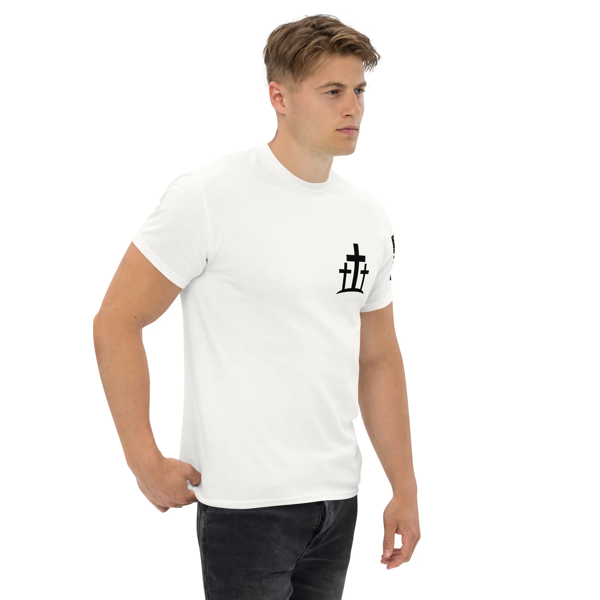 Christian Cross T-Shirts | Unisex Classic Tees | Gildan 5000 - Image 4