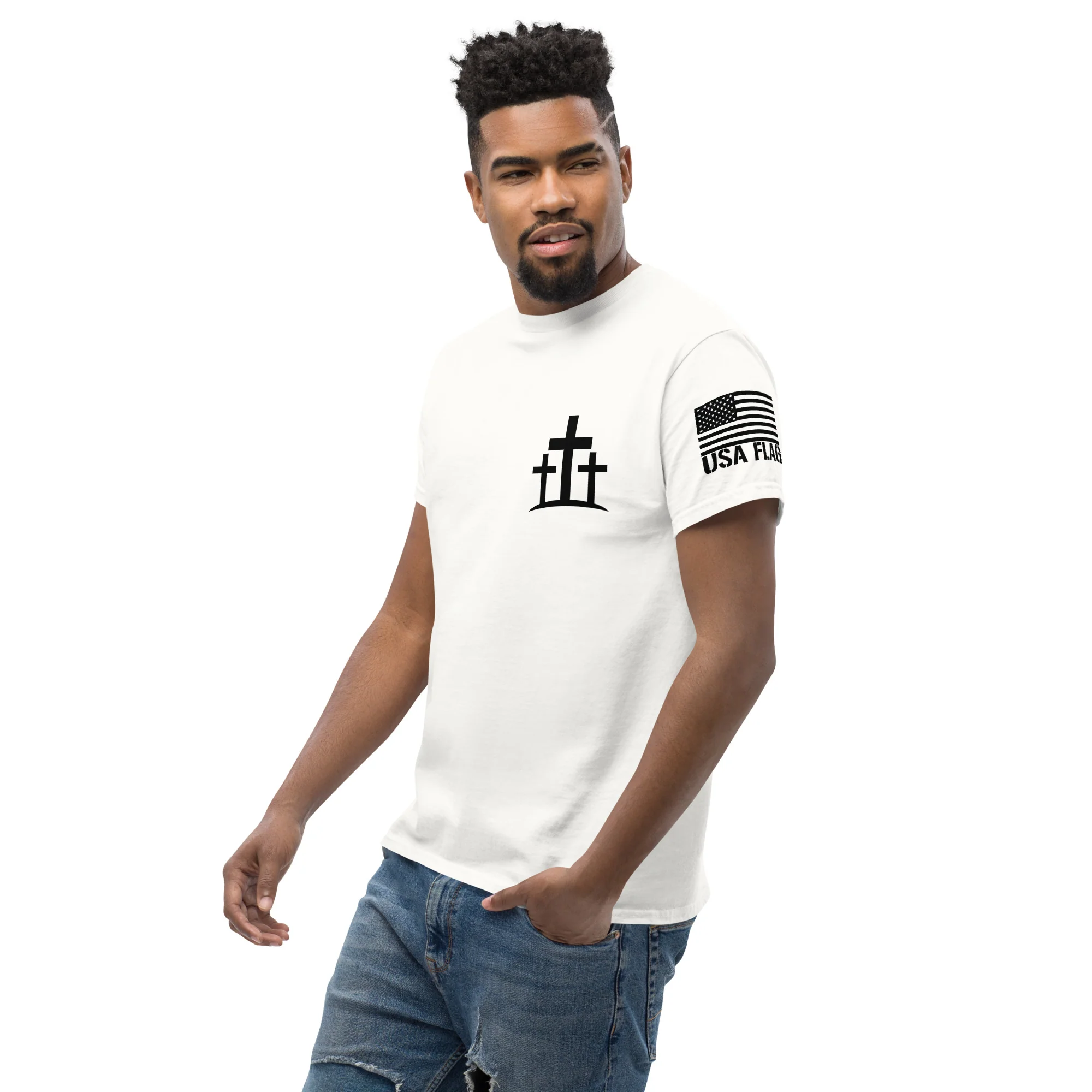 Christian Cross T-Shirts | Unisex Classic Tees | Gildan 5000 - Image 6